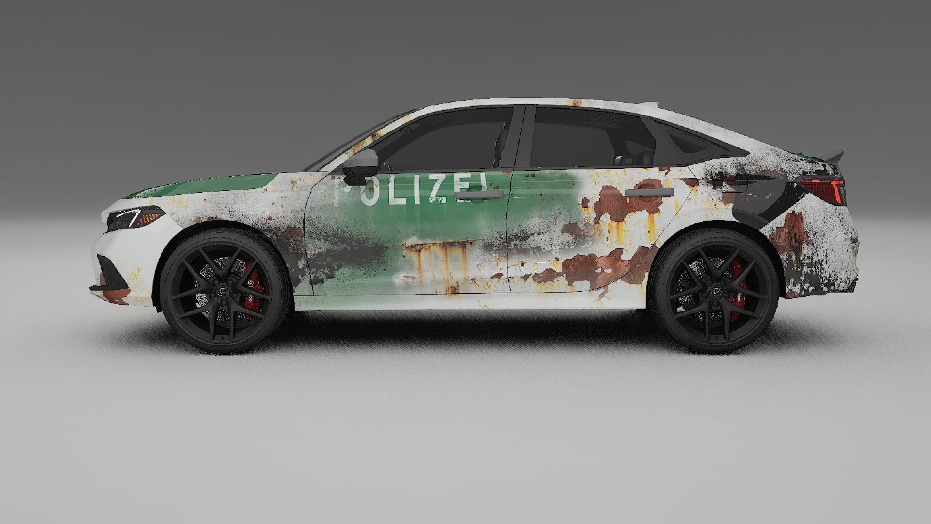 Honda Civic Si COBRA 11 – Designad Wrap PPF-sats i utskrivbar polyuretanfilm