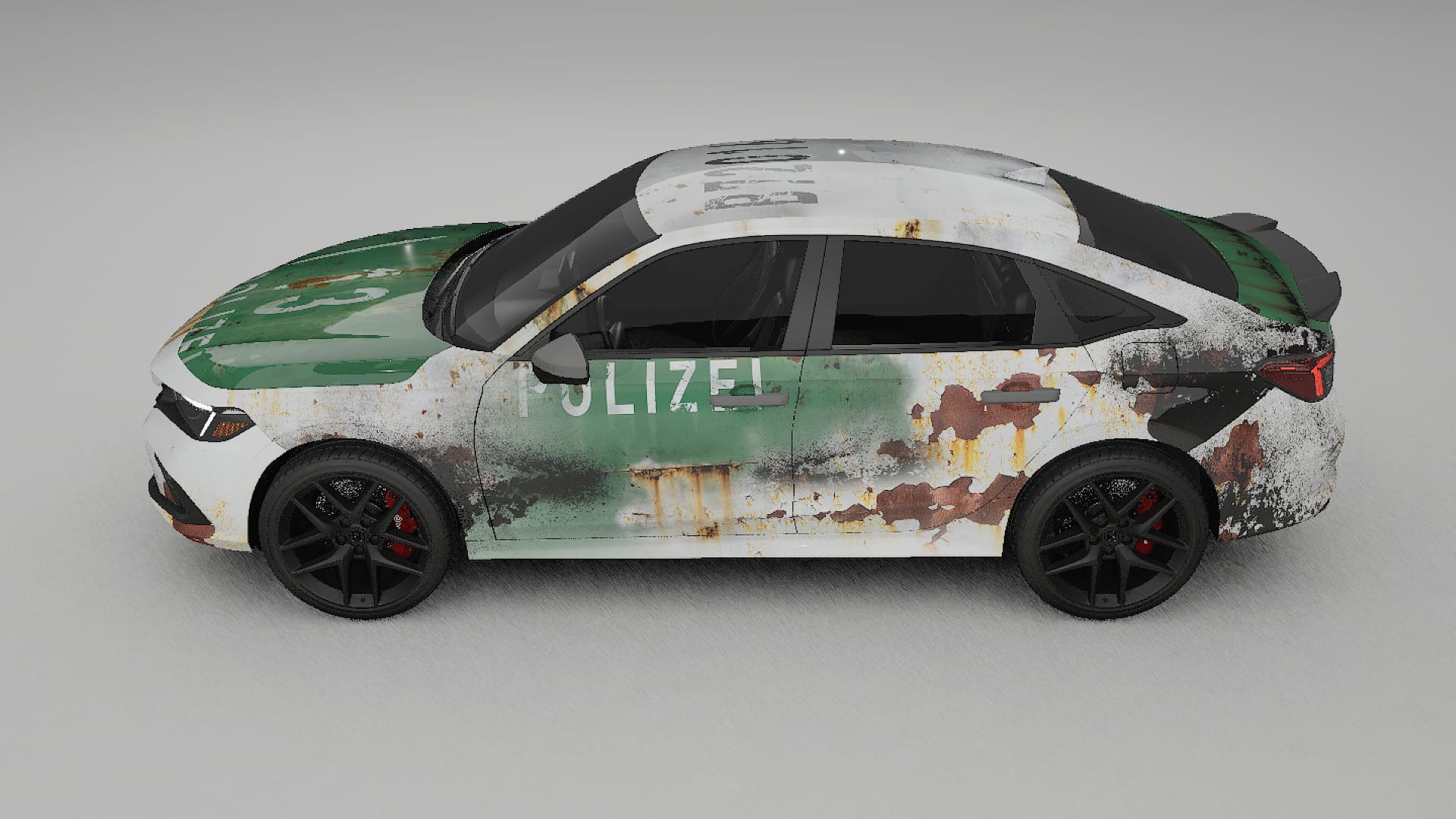 Honda Civic Si COBRA 11 – Designad Wrap PPF-sats i utskrivbar polyuretanfilm