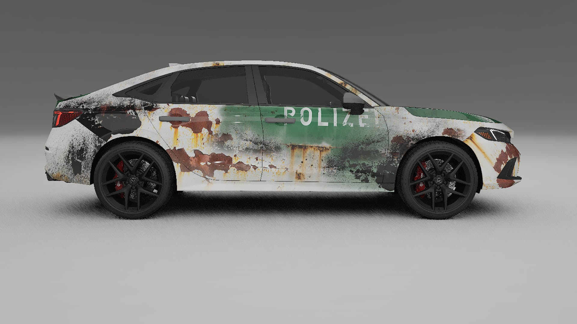 Honda Civic Si COBRA 11 – Designad Wrap PPF-sats i utskrivbar polyuretanfilm