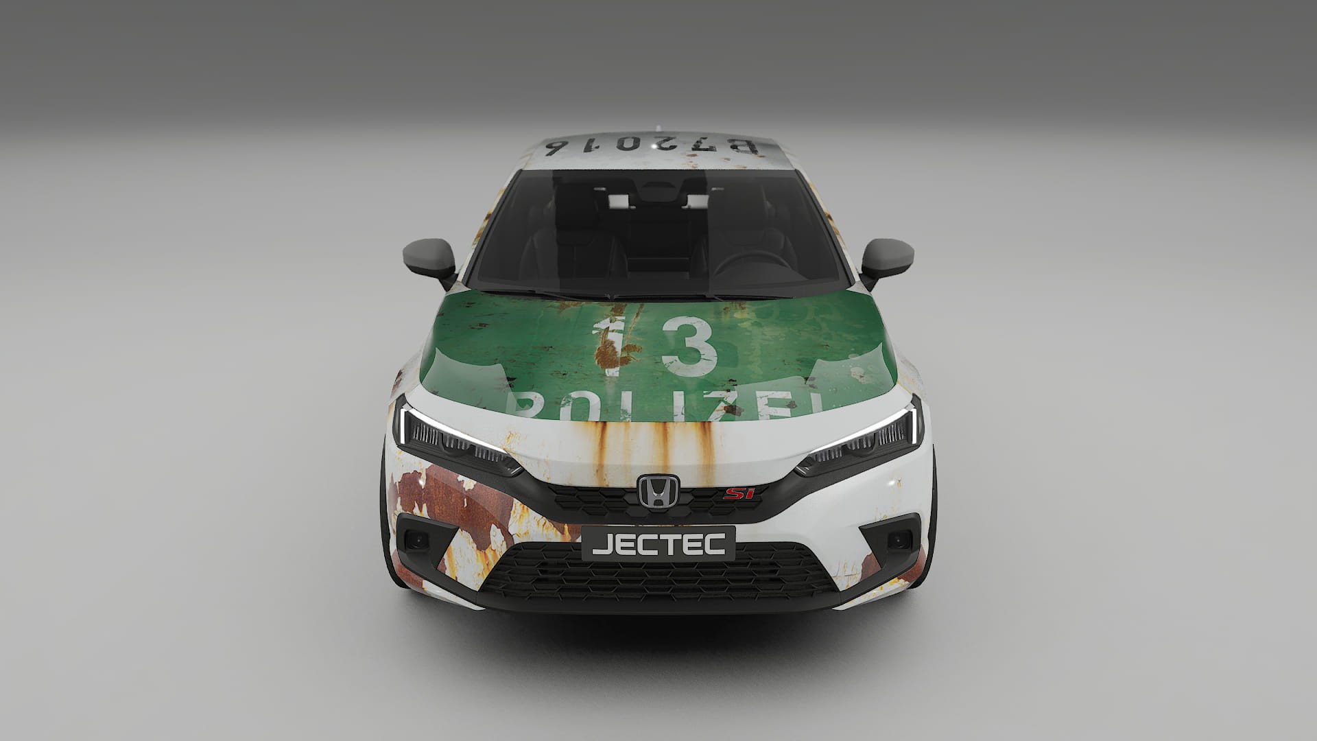 Honda Civic Si COBRA 11 – Designad Wrap PPF-sats i utskrivbar polyuretanfilm