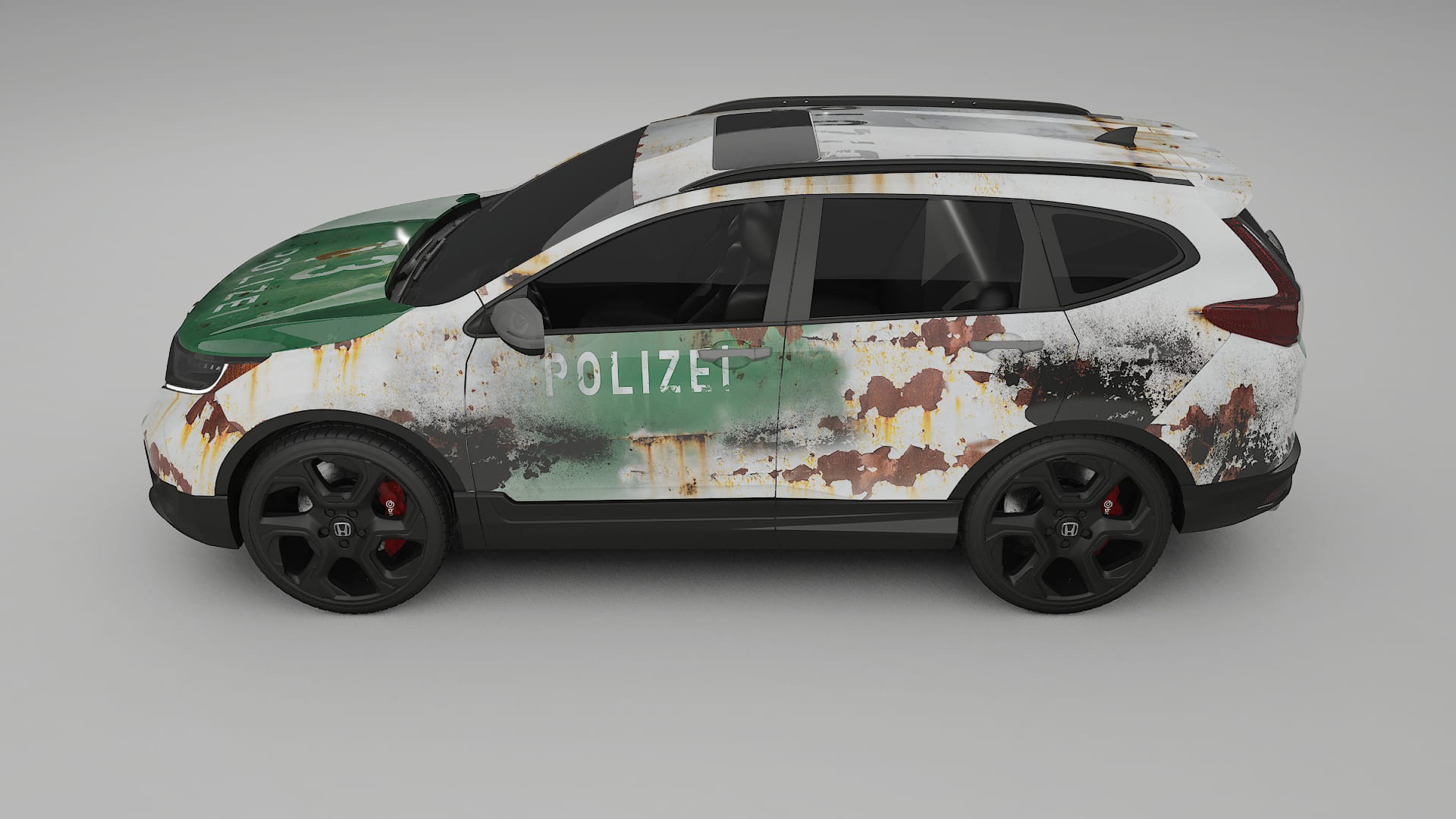 Honda CRV Touring prefacelift pre-LCI COBRA 11 – Designad Wrap PPF-sats i utskrivbar polyuretanfilm