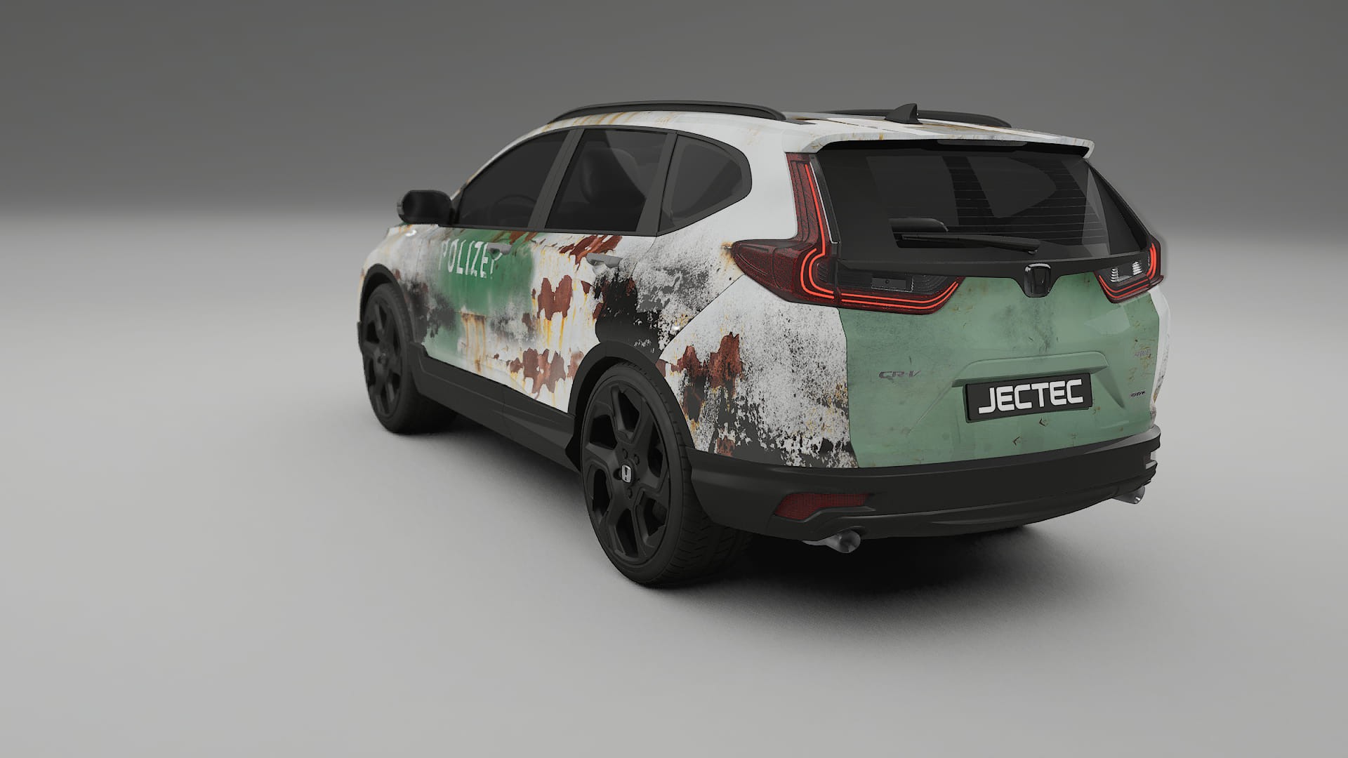 Honda CRV Touring prefacelift pre-LCI COBRA 11 – Designad Wrap PPF-sats i utskrivbar polyuretanfilm