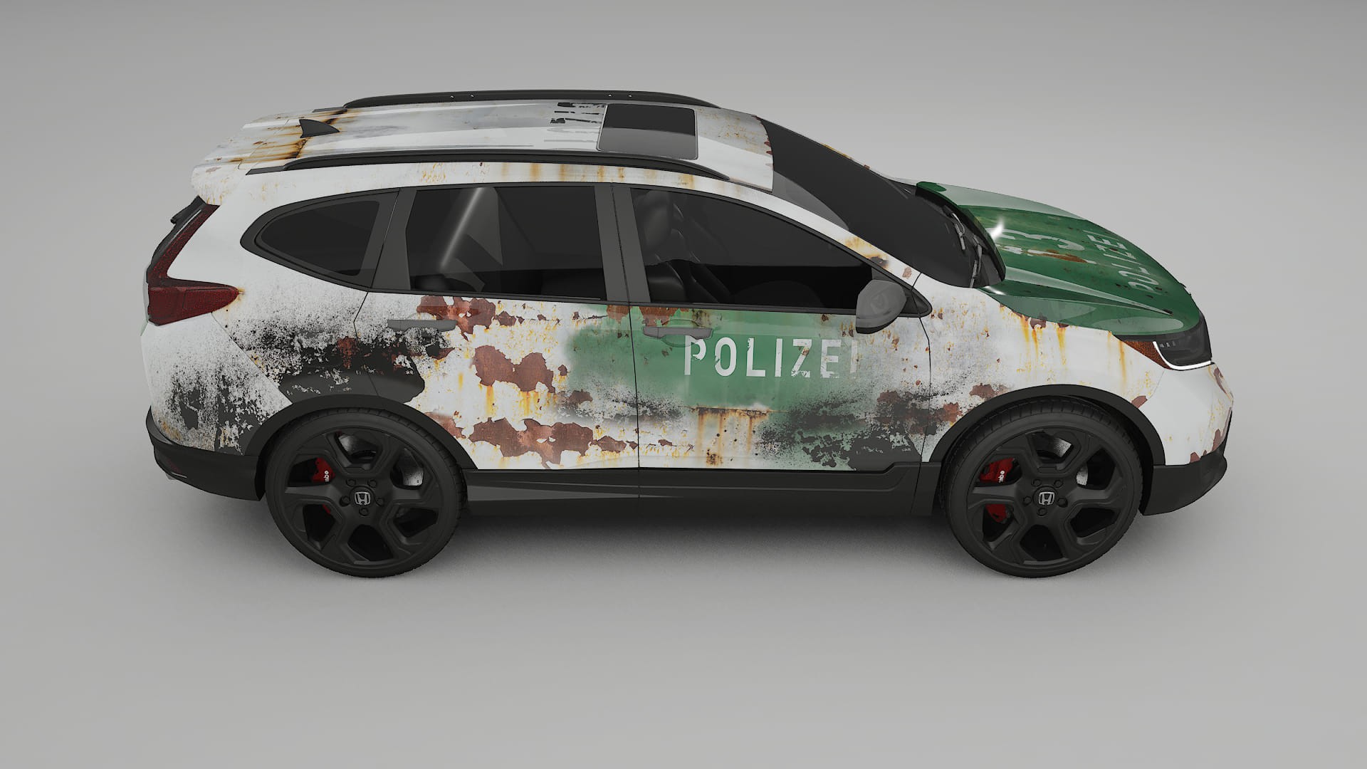 Honda CRV Touring prefacelift pre-LCI COBRA 11 – Designad Wrap PPF-sats i utskrivbar polyuretanfilm