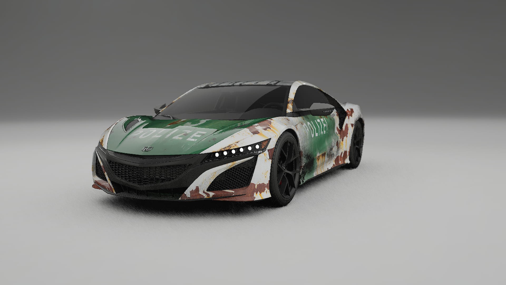 Honda NSX prefacelift pre-LCI COBRA 11 – Designad Wrap PPF-sats i utskrivbar polyuretanfilm