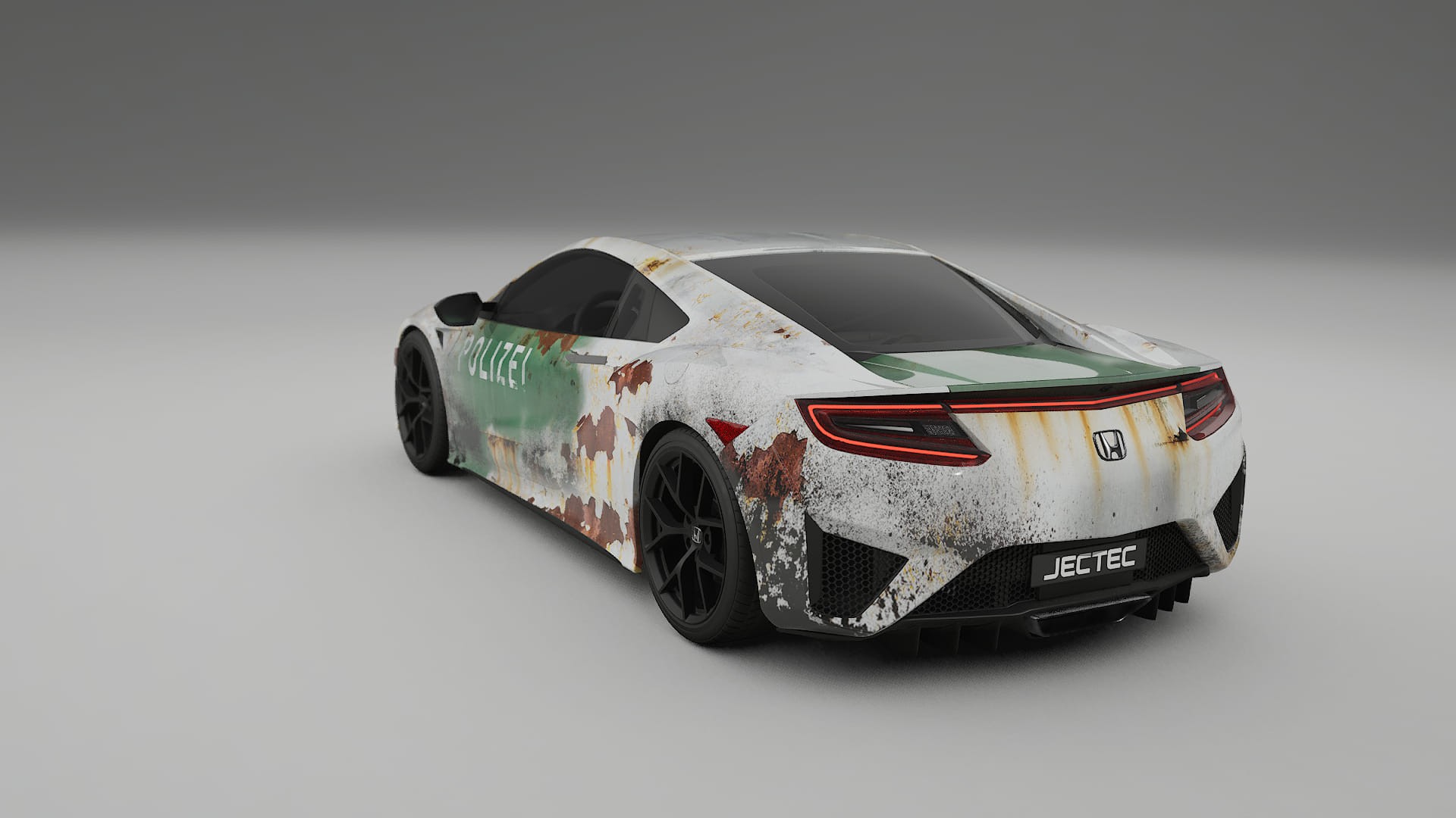 Honda NSX prefacelift pre-LCI COBRA 11 – Designad Wrap PPF-sats i utskrivbar polyuretanfilm