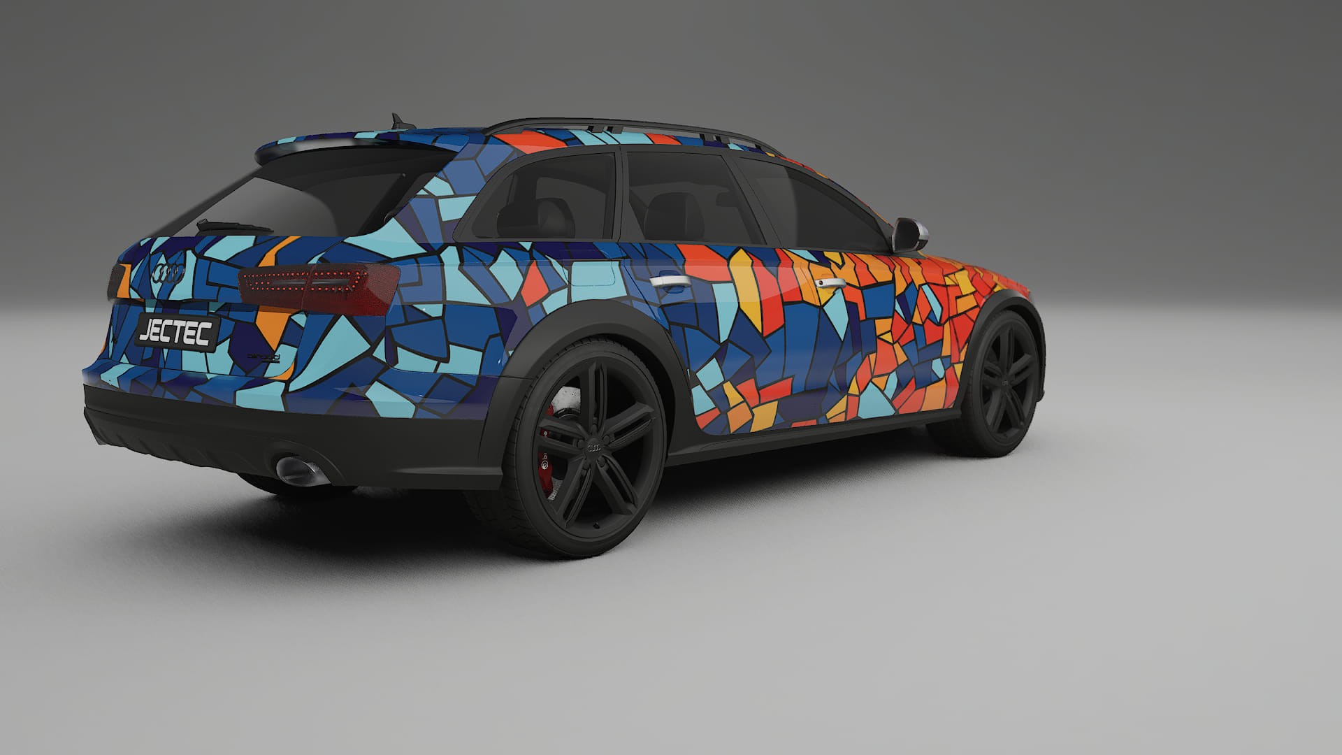 Audi A6 Allroad C7 prefacelift pre-LCI BARCELONA – Designad Wrap PPF-sats i utskrivbar polyuretanfilm