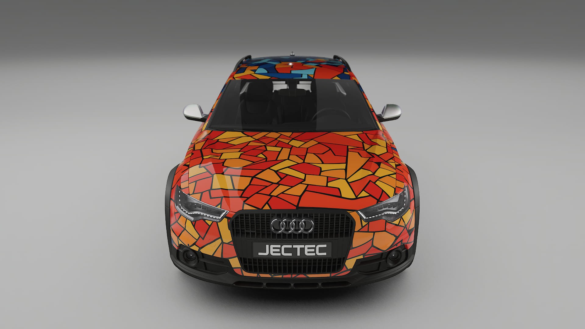Audi A6 Allroad C7 prefacelift pre-LCI BARCELONA – Designad Wrap PPF-sats i utskrivbar polyuretanfilm