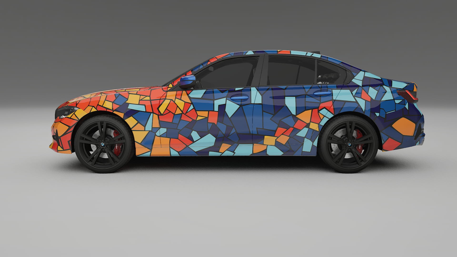 BMW 3 G20 prefacelift pre-LCI BARCELONA – Designad Wrap PPF-sats i utskrivbar polyuretanfilm