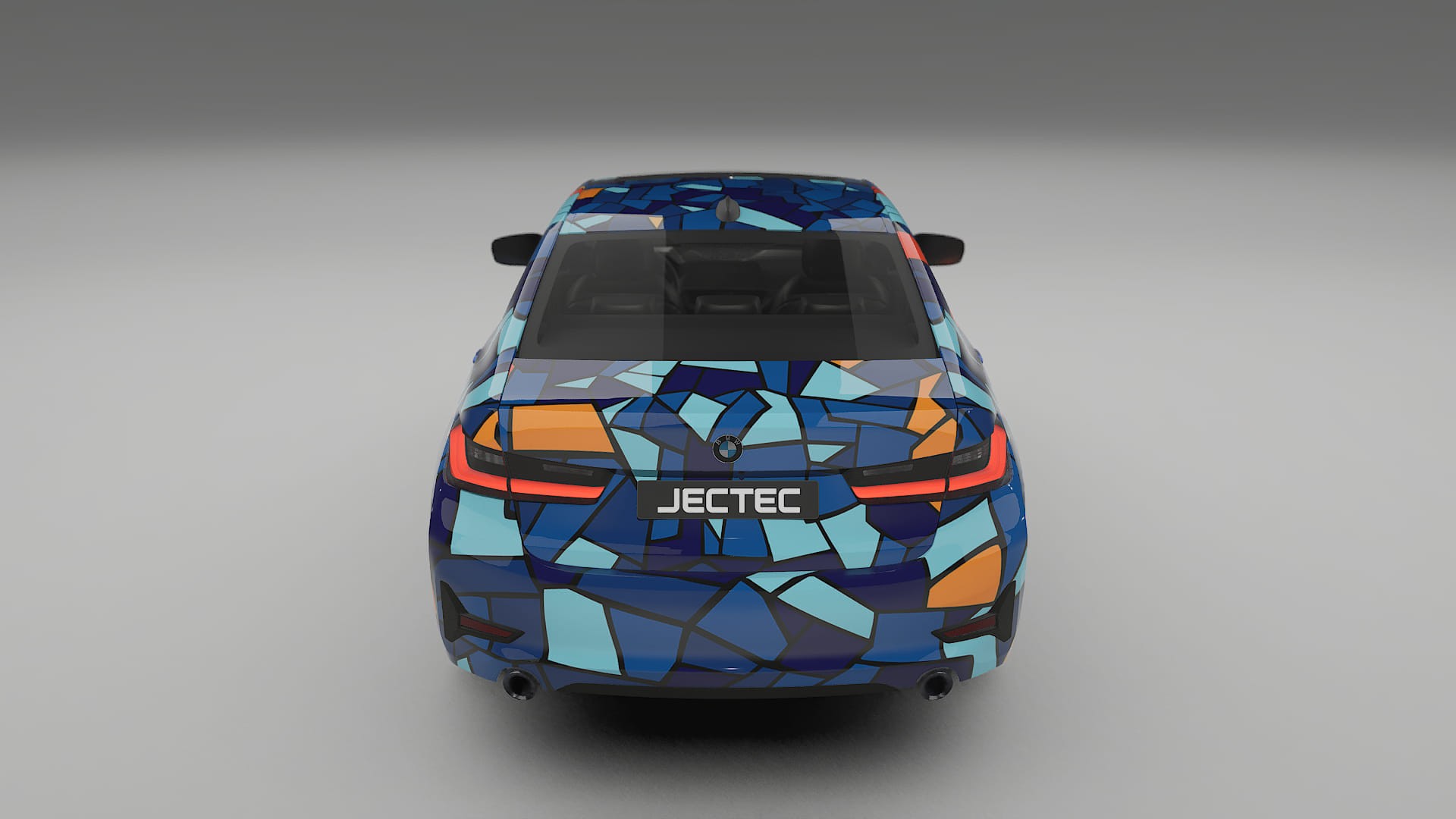 BMW 3 G20 prefacelift pre-LCI BARCELONA – Designad Wrap PPF-sats i utskrivbar polyuretanfilm