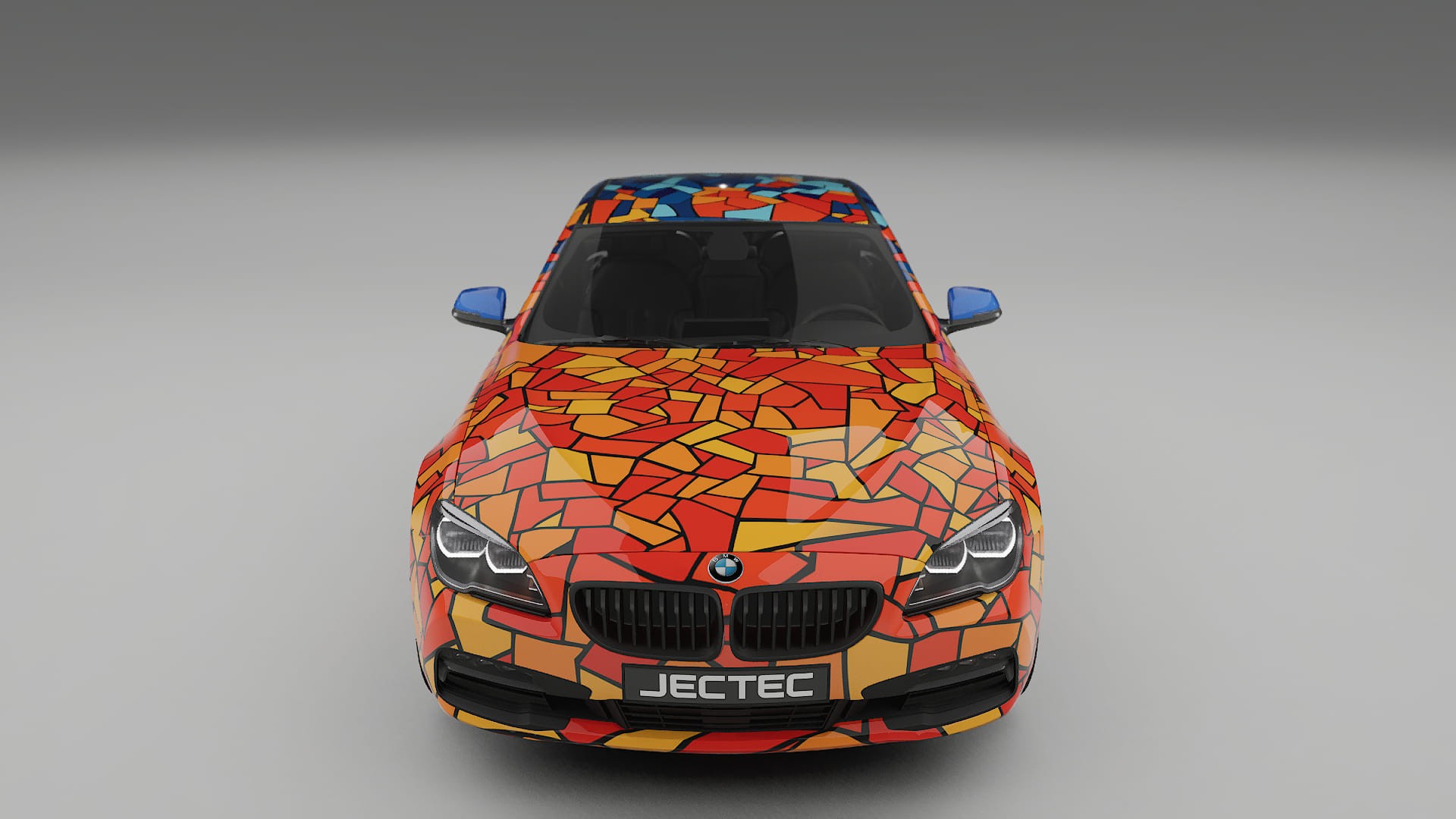 BMW 6 F06 BARCELONA – Designad Wrap PPF-sats i utskrivbar polyuretanfilm
