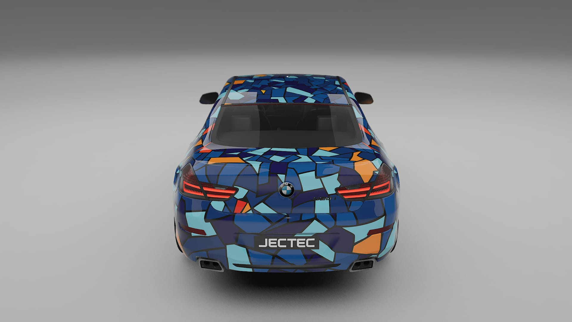 BMW 6 F06 BARCELONA – Designad Wrap PPF-sats i utskrivbar polyuretanfilm