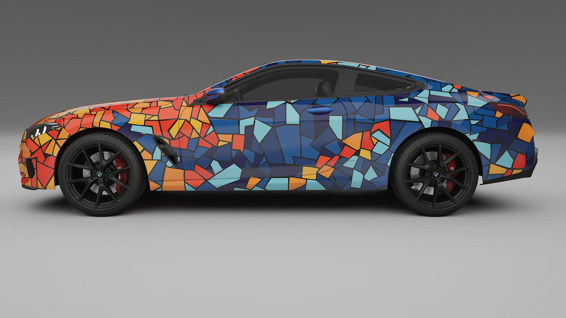 BMW 850 G15 BARCELONA – Designad Wrap PPF-sats i utskrivbar polyuretanfilm