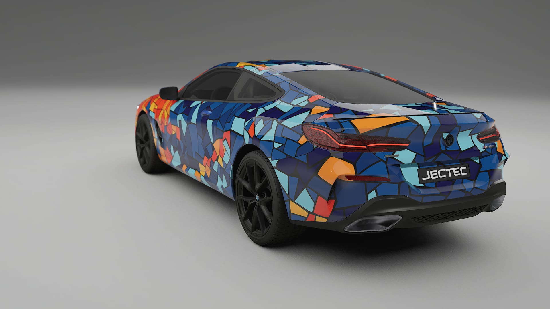 BMW 850 G15 BARCELONA – Designad Wrap PPF-sats i utskrivbar polyuretanfilm