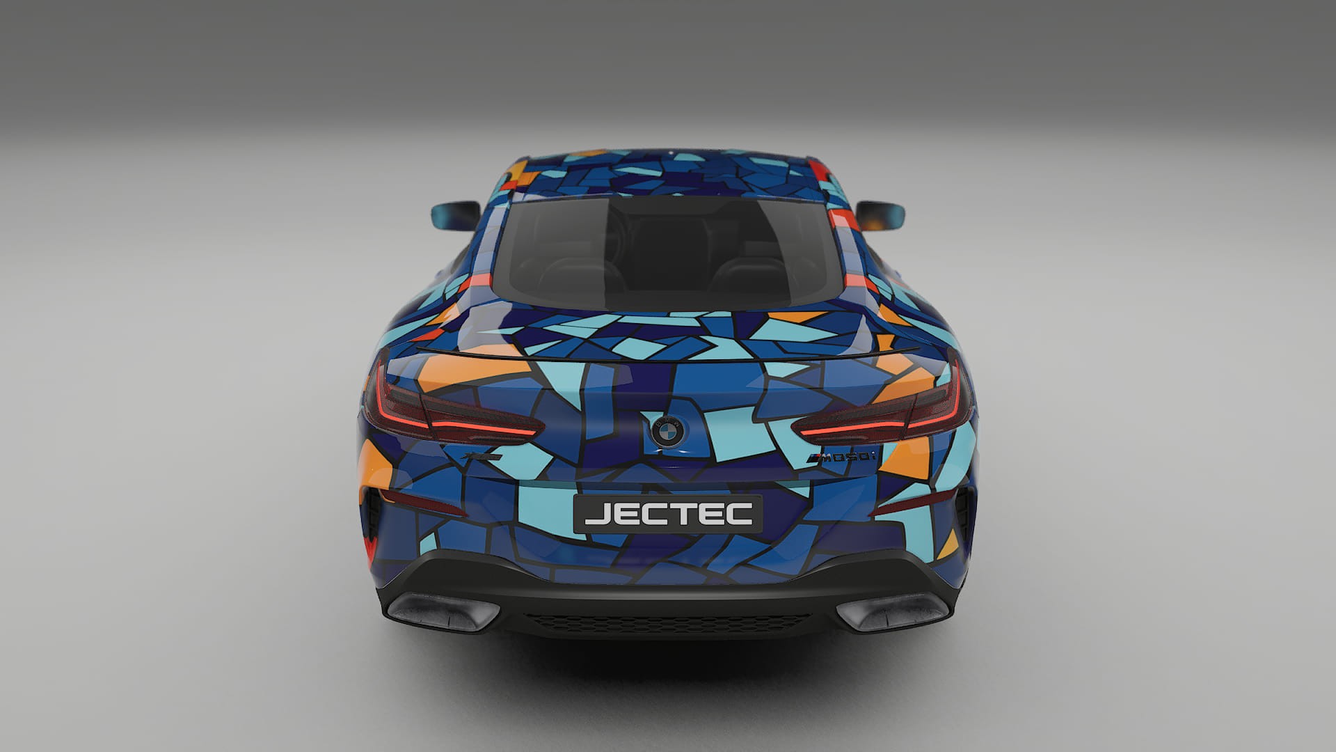 BMW 850 G15 BARCELONA – Designad Wrap PPF-sats i utskrivbar polyuretanfilm