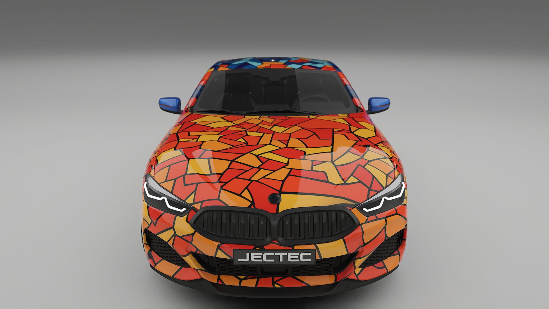 BMW 850 G15 BARCELONA – Designad Wrap PPF-sats i utskrivbar polyuretanfilm