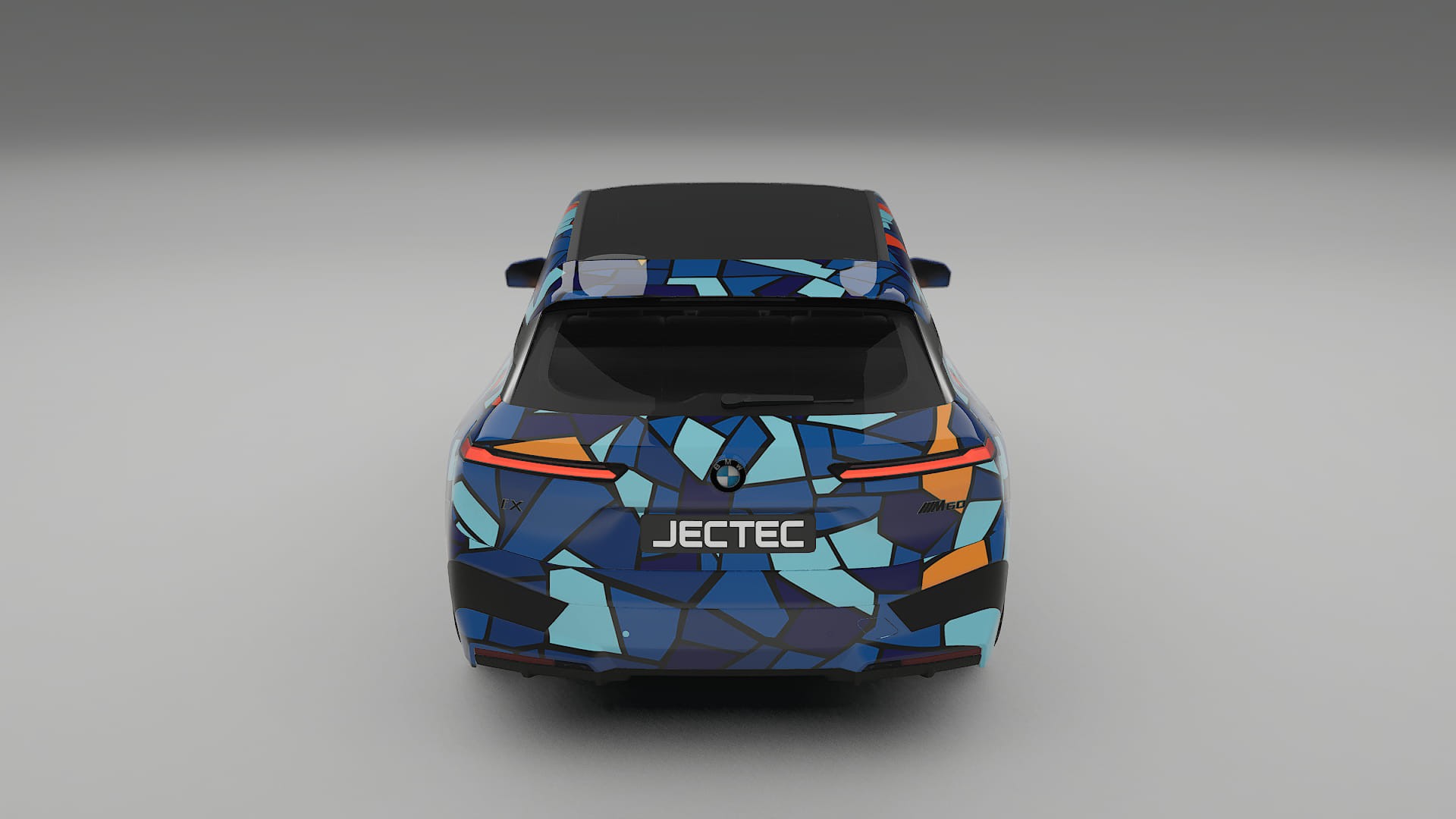 BMW iX M60 BARCELONA – Designad Wrap PPF-sats i utskrivbar polyuretanfilm