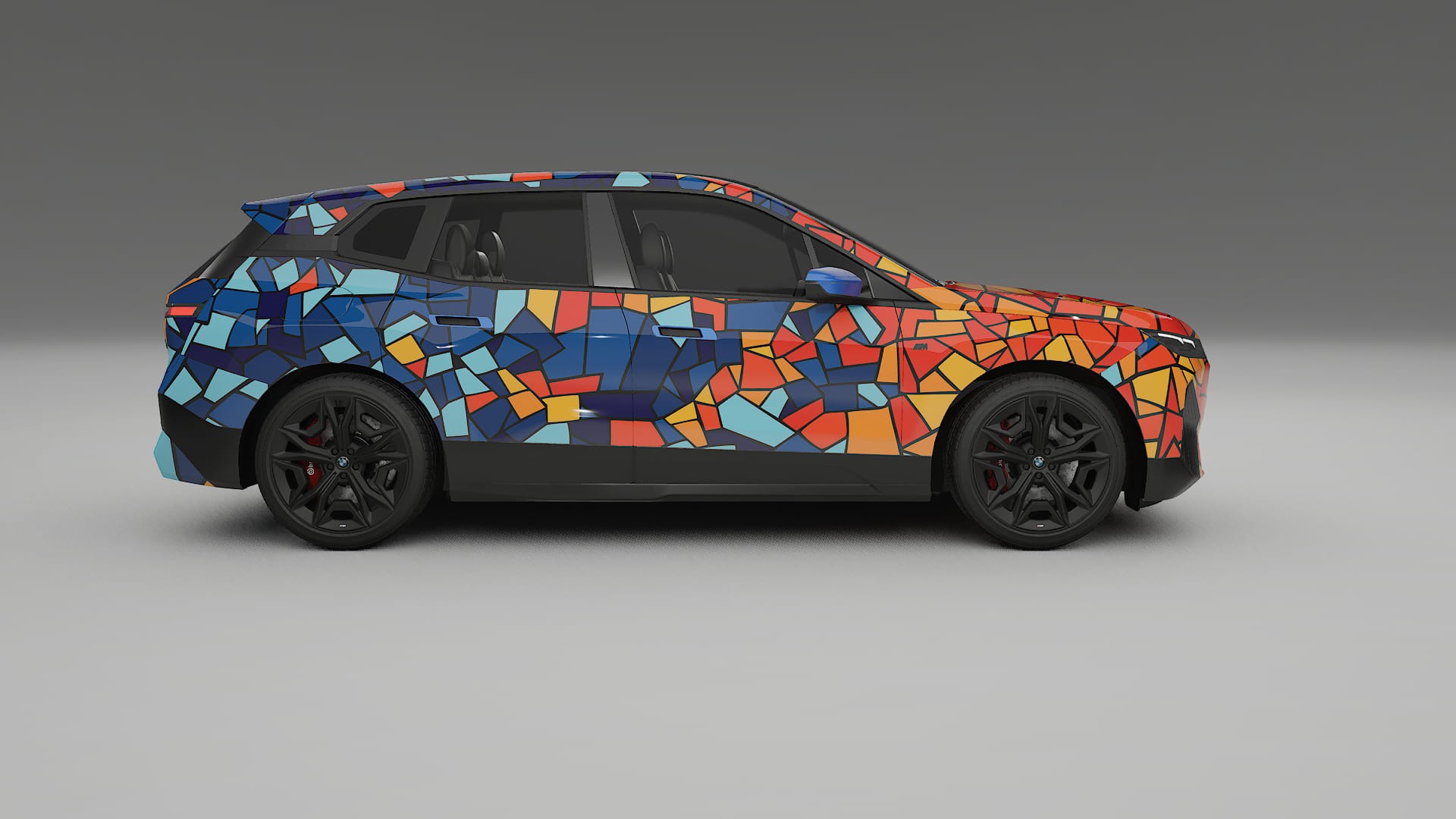 BMW iX M60 BARCELONA – Designad Wrap PPF-sats i utskrivbar polyuretanfilm