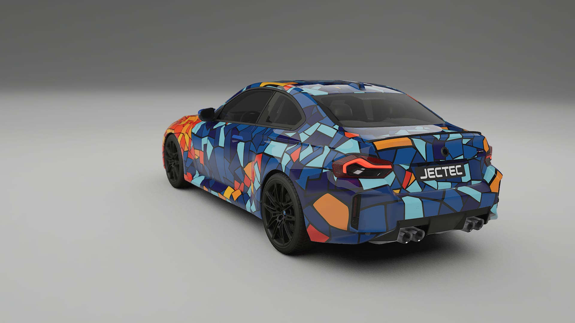 BMW M2 G87 BARCELONA – Designad Wrap PPF-sats i utskrivbar polyuretanfilm