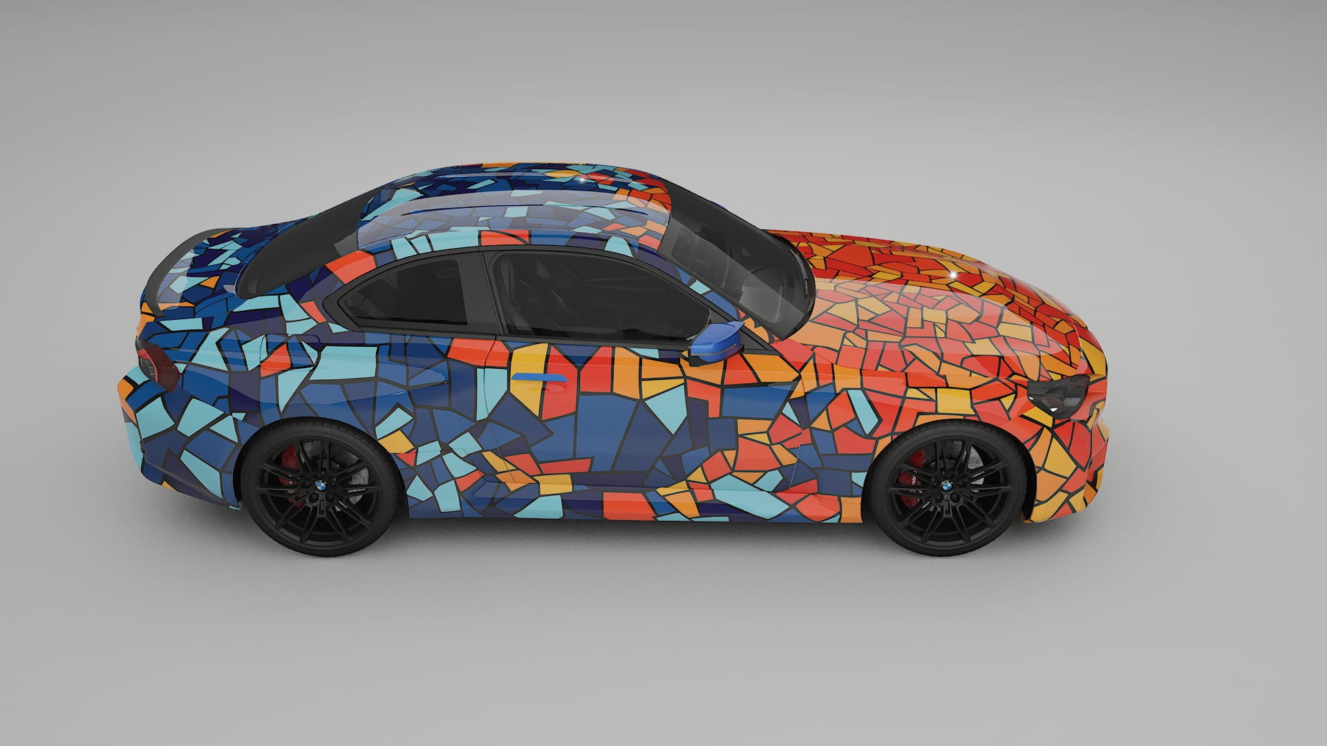 BMW M2 G87 BARCELONA – Designad Wrap PPF-sats i utskrivbar polyuretanfilm