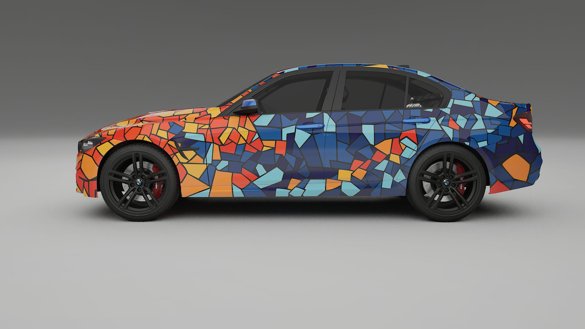 BMW M3 F80 BARCELONA – Designad Wrap PPF-sats i utskrivbar polyuretanfilm