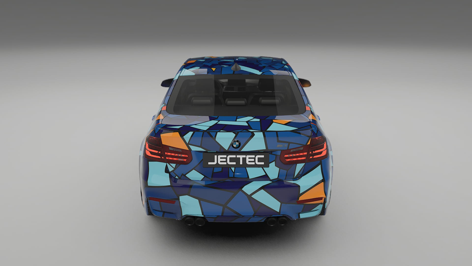 BMW M3 F80 BARCELONA – Designad Wrap PPF-sats i utskrivbar polyuretanfilm