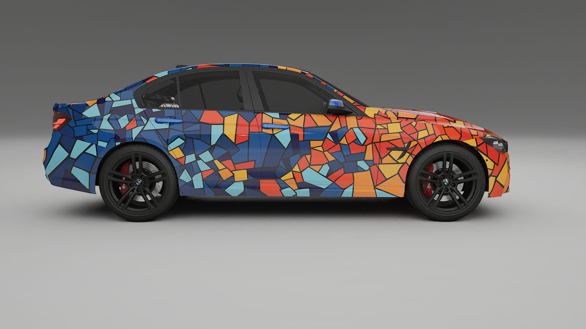 BMW M3 F80 BARCELONA – Designad Wrap PPF-sats i utskrivbar polyuretanfilm
