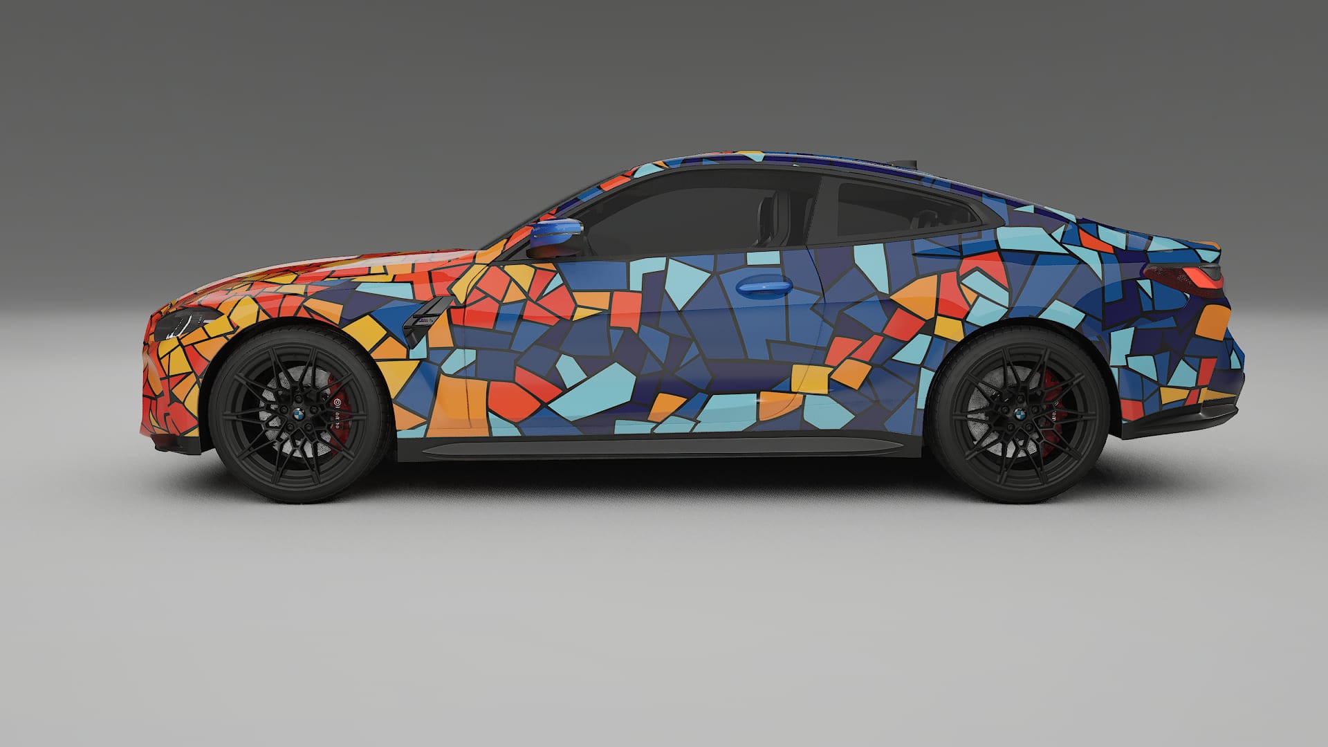 BMW M4 G82 BARCELONA – Designad Wrap PPF-sats i utskrivbar polyuretanfilm