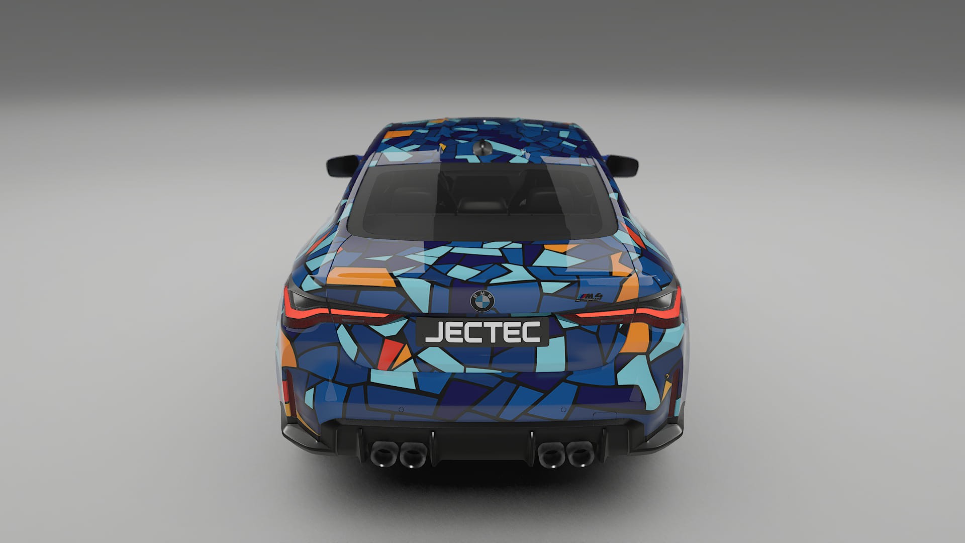 BMW M4 G82 BARCELONA – Designad Wrap PPF-sats i utskrivbar polyuretanfilm