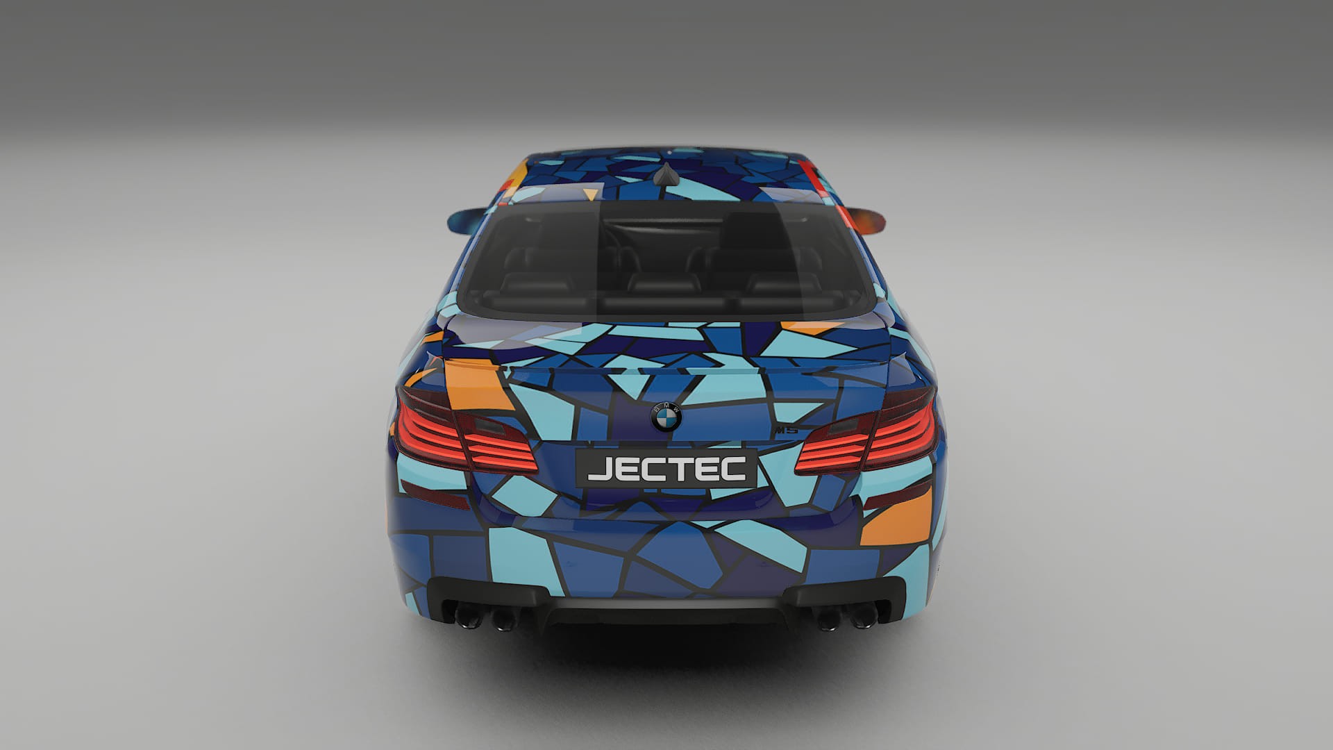 BMW M5 F10 BARCELONA – Designad Wrap PPF-sats i utskrivbar polyuretanfilm