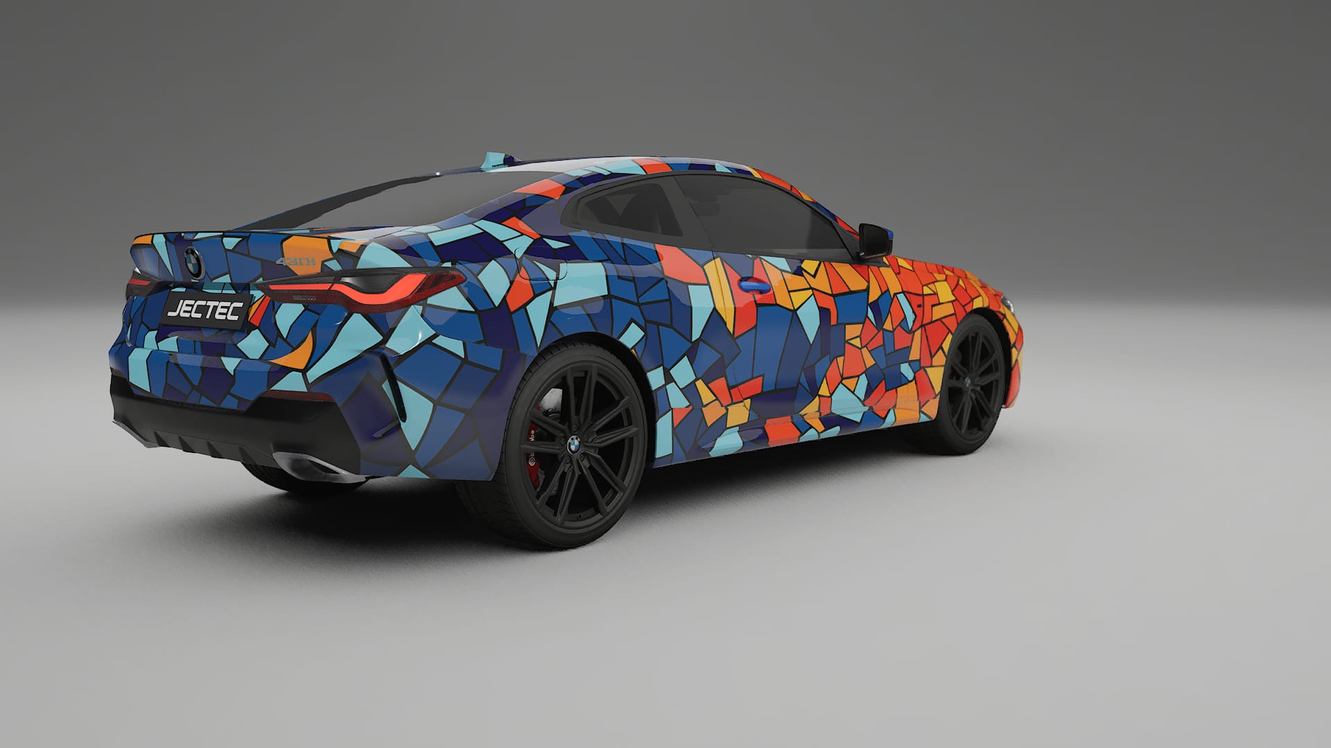 BMW M440i G26 BARCELONA – Designad Wrap PPF-sats i utskrivbar polyuretanfilm