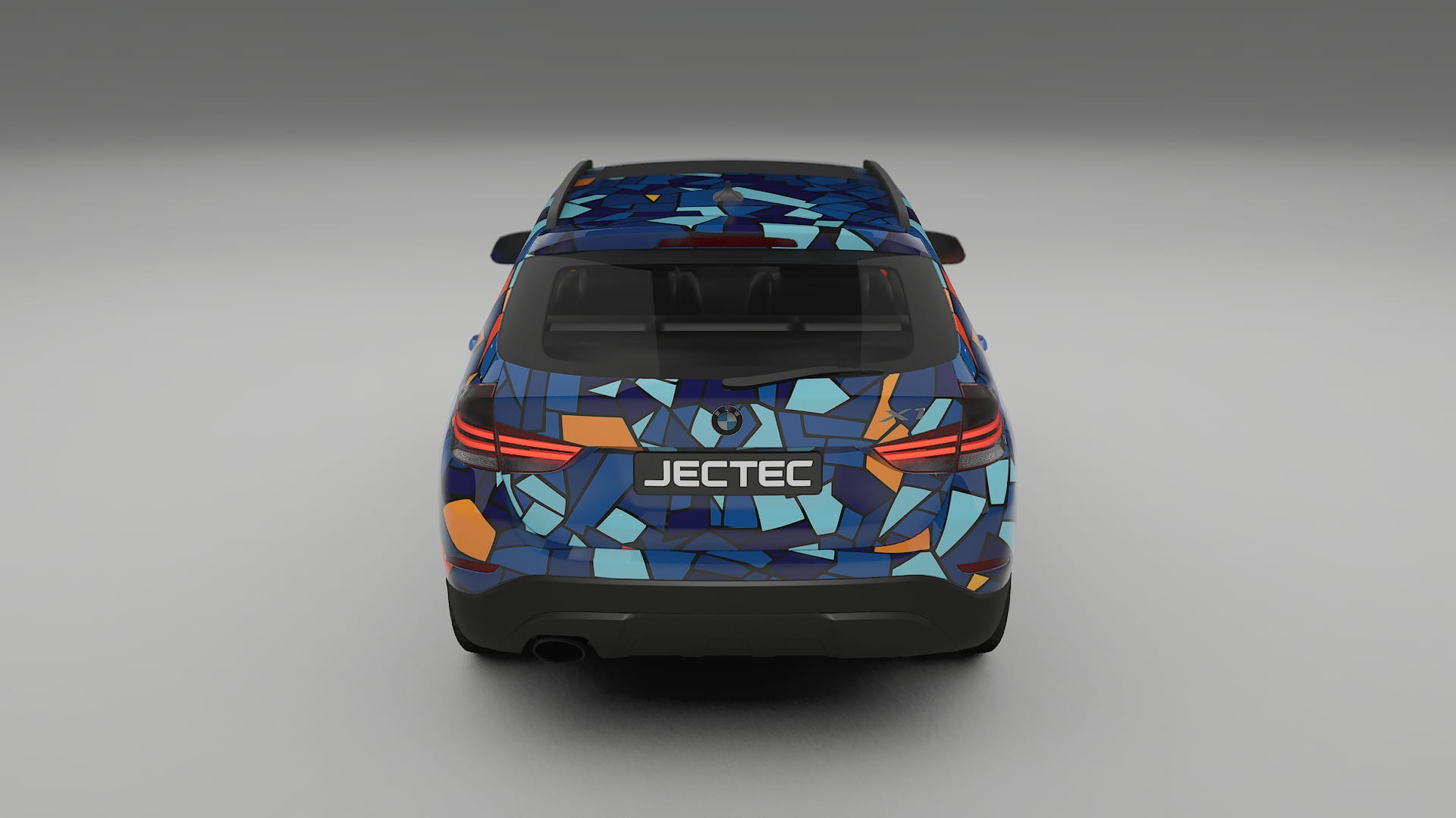 BMW X1 E84 BARCELONA – Designad Wrap PPF-sats i utskrivbar polyuretanfilm