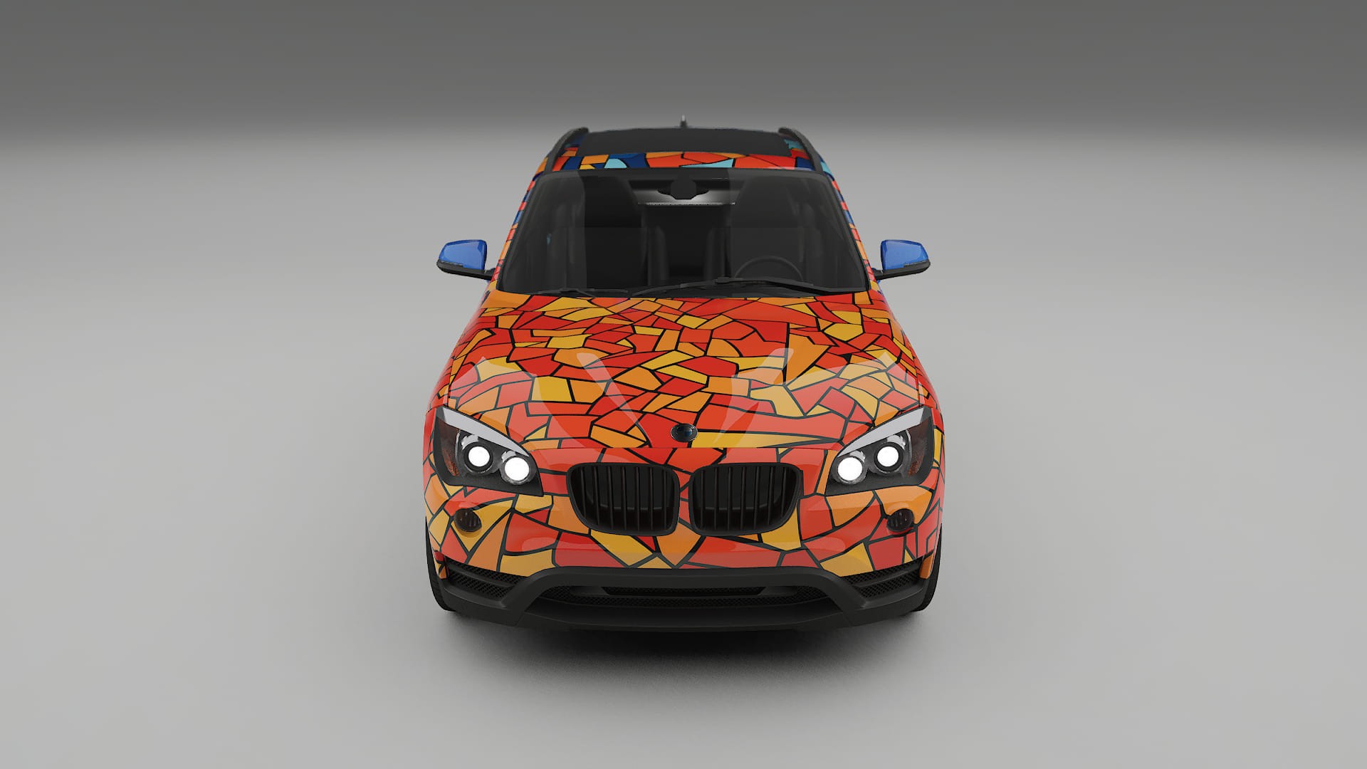 BMW X1 E84 BARCELONA – Designad Wrap PPF-sats i utskrivbar polyuretanfilm