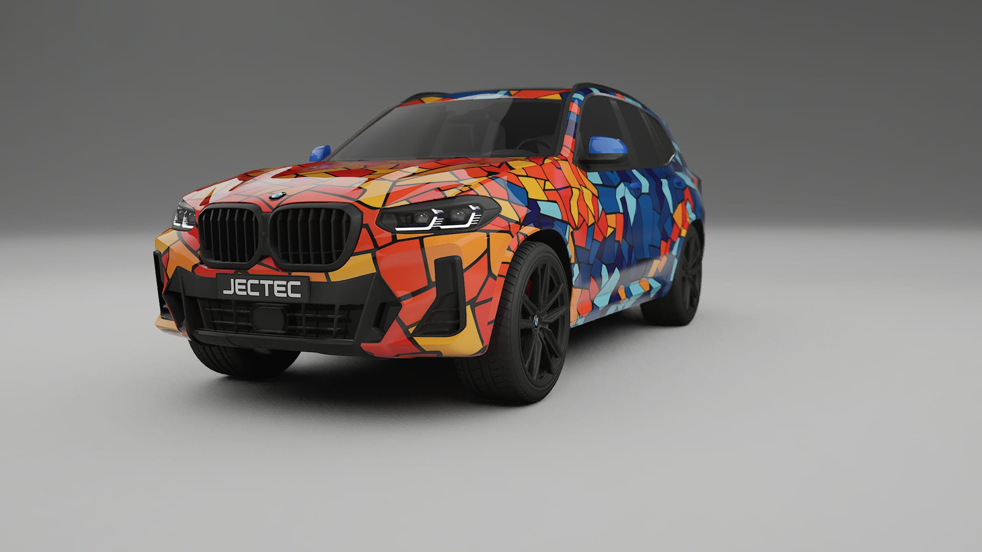 BMW X3 G01 facelift BARCELONA – Designad Wrap PPF-sats i utskrivbar polyuretanfilm