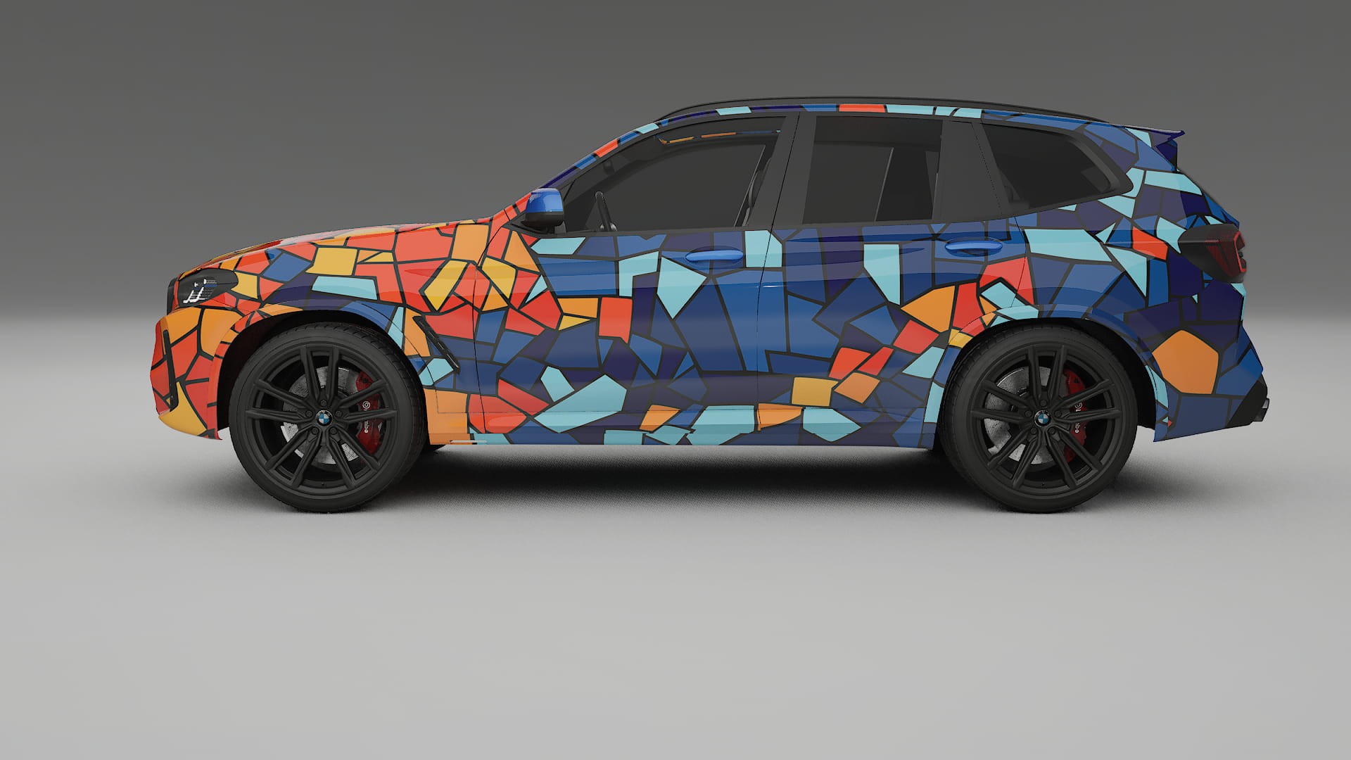 BMW X3 G01 facelift BARCELONA – Designad Wrap PPF-sats i utskrivbar polyuretanfilm