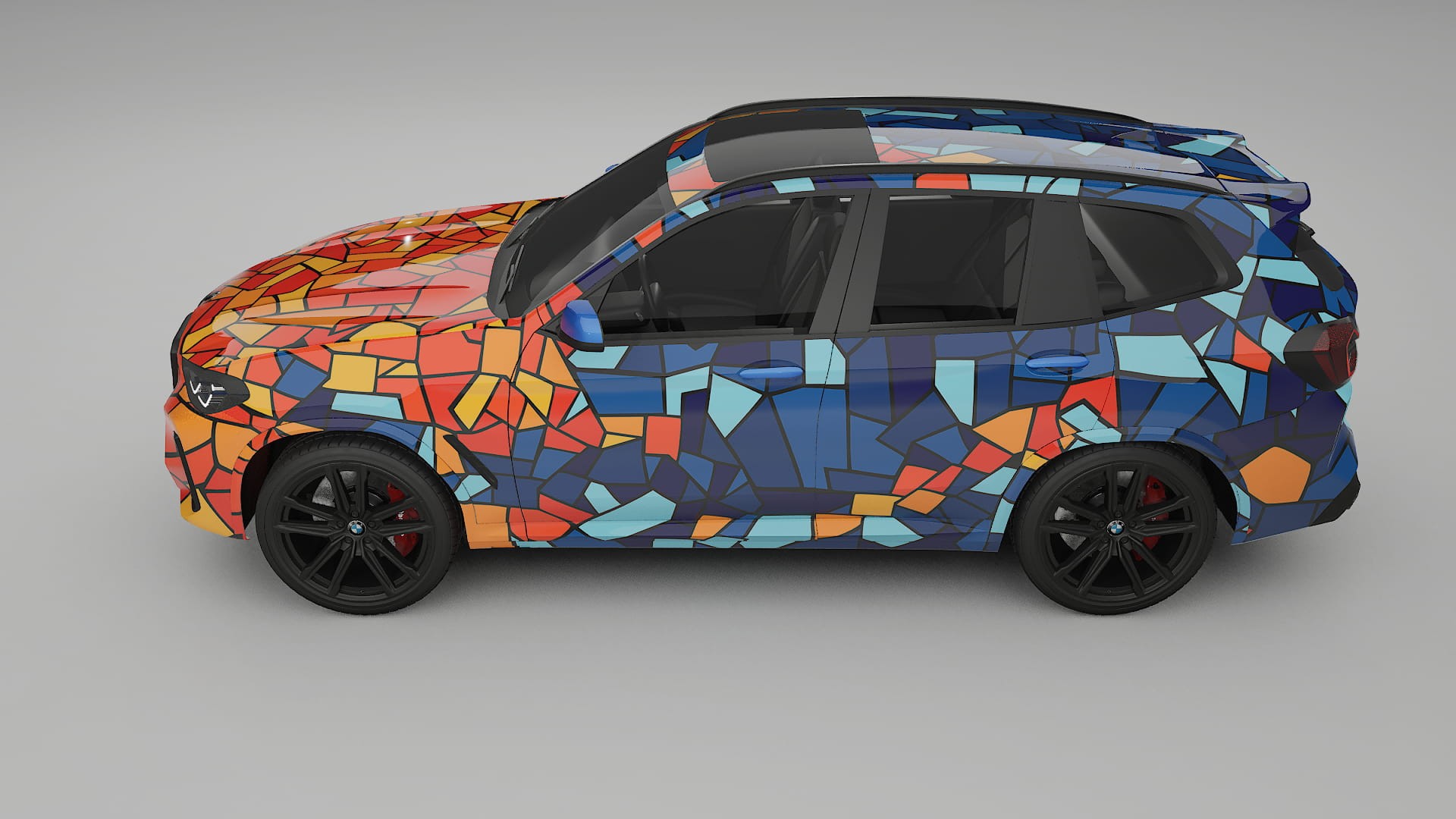 BMW X3 G01 facelift BARCELONA – Designad Wrap PPF-sats i utskrivbar polyuretanfilm