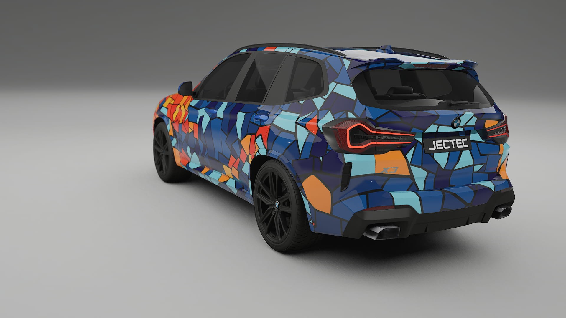 BMW X3 G01 facelift BARCELONA – Designad Wrap PPF-sats i utskrivbar polyuretanfilm