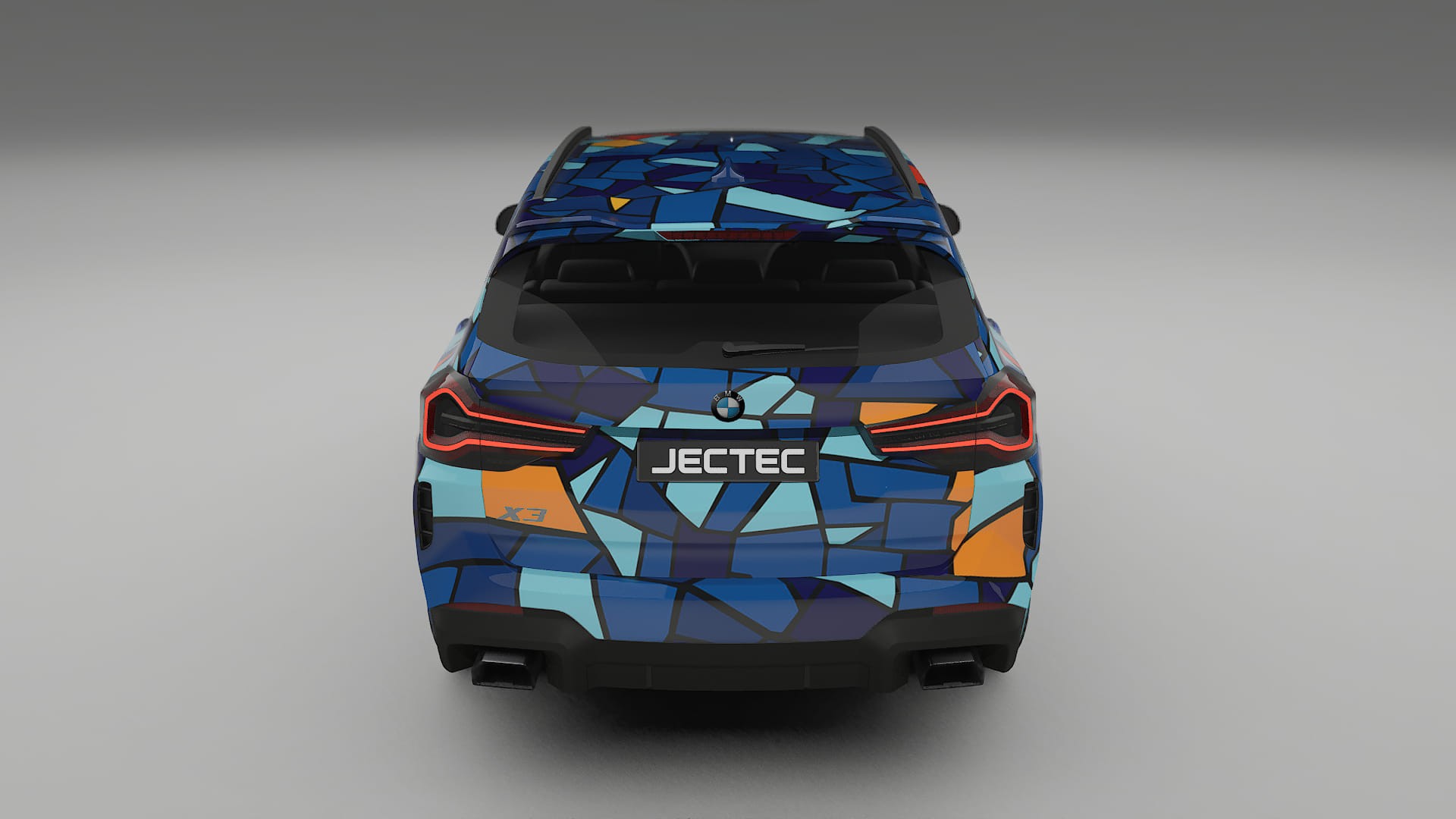 BMW X3 G01 facelift BARCELONA – Designad Wrap PPF-sats i utskrivbar polyuretanfilm