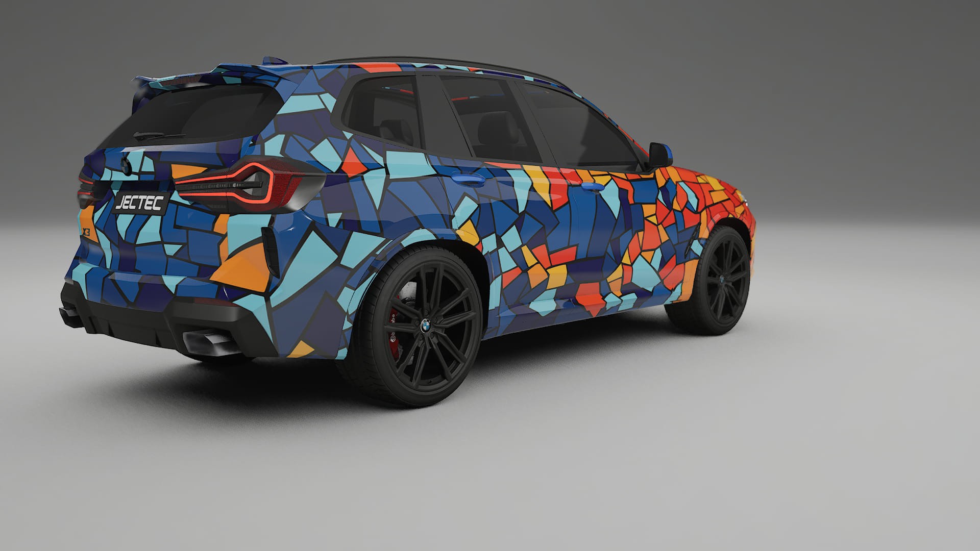 BMW X3 G01 facelift BARCELONA – Designad Wrap PPF-sats i utskrivbar polyuretanfilm