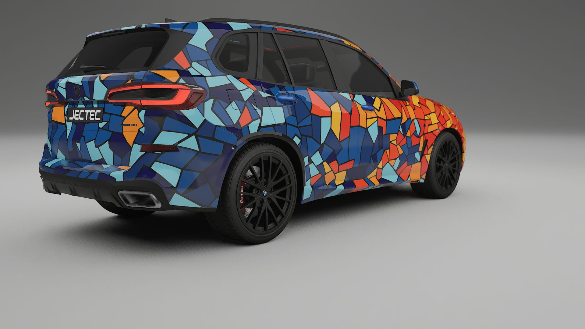 BMW X5 G05 M-Sport BARCELONA – Designad Wrap PPF-sats i utskrivbar polyuretanfilm