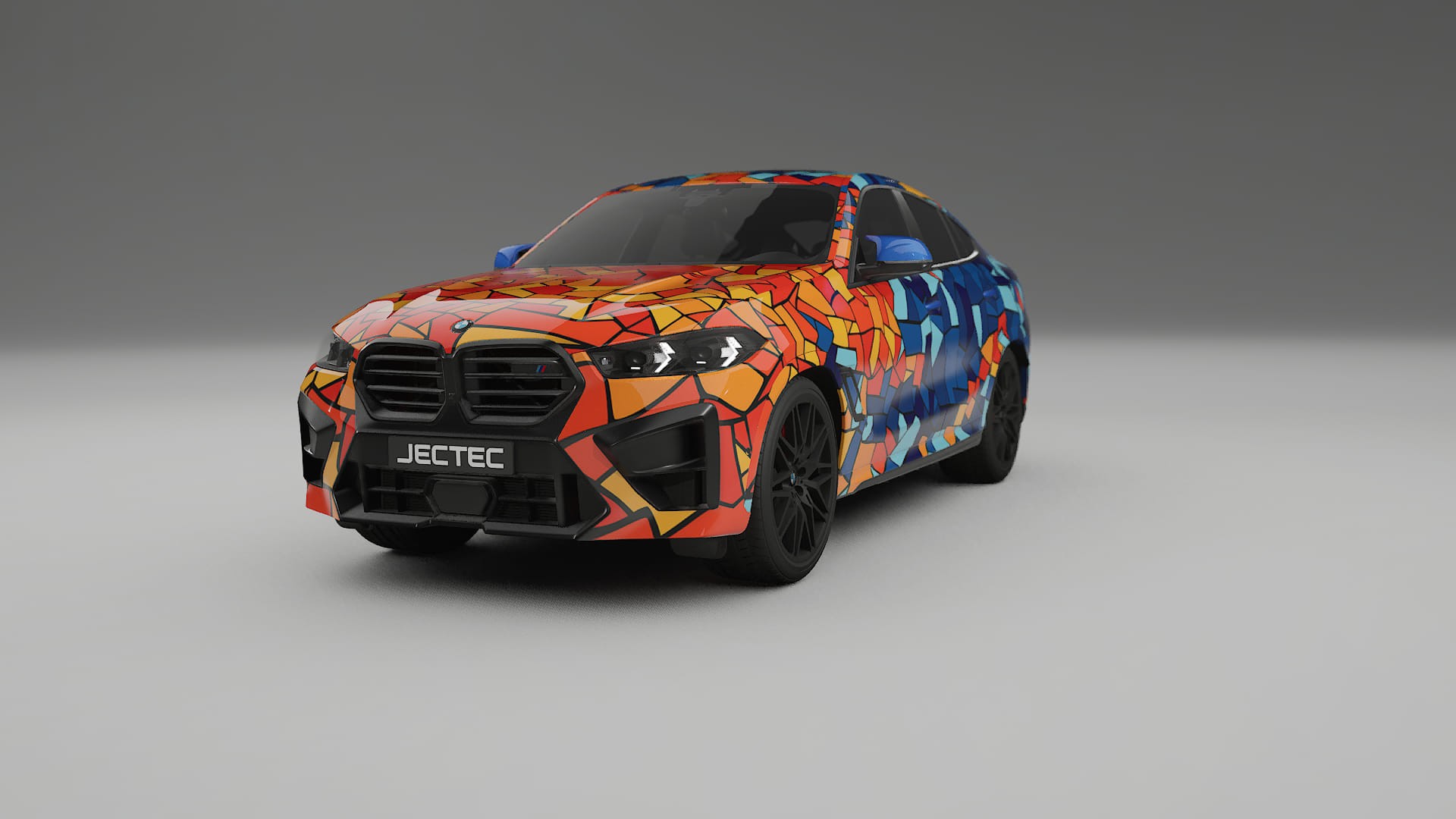 BMW X6 F96 Competition BARCELONA – Designad Wrap PPF-sats i utskrivbar polyuretanfilm