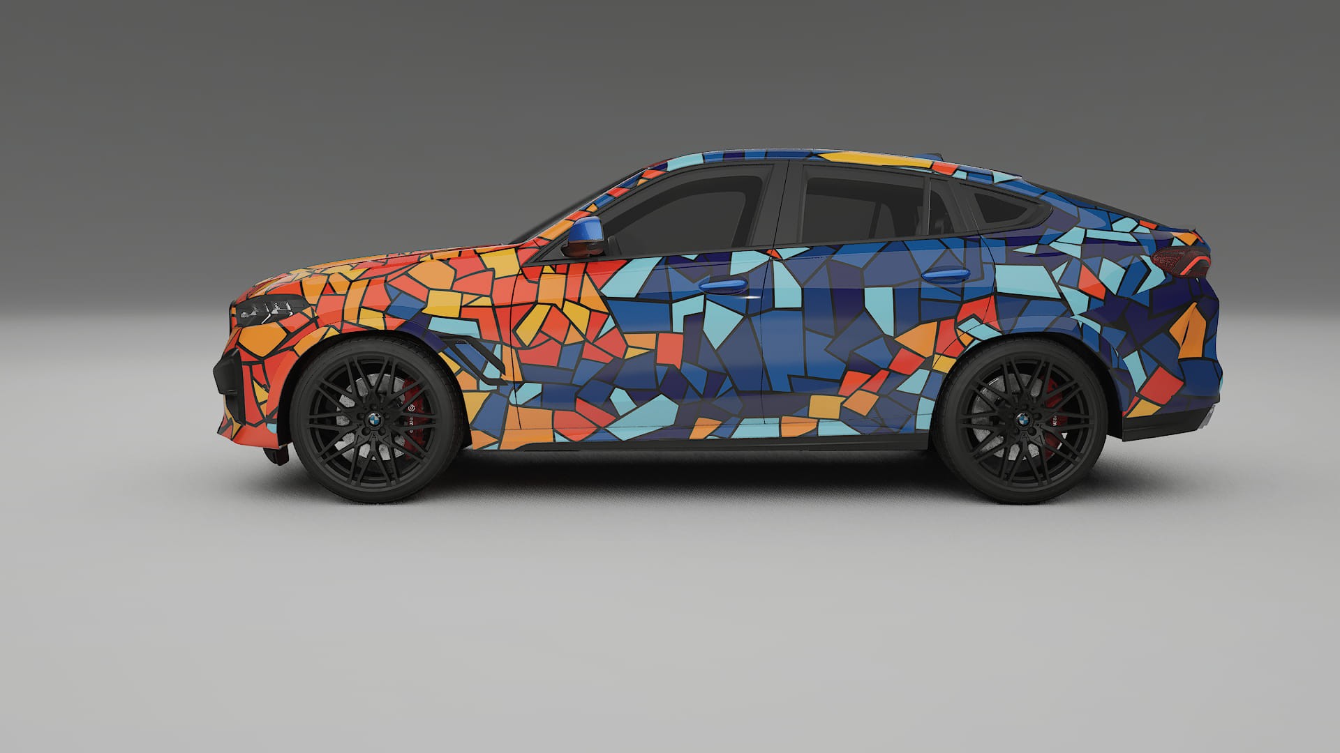 BMW X6 F96 Competition BARCELONA – Designad Wrap PPF-sats i utskrivbar polyuretanfilm