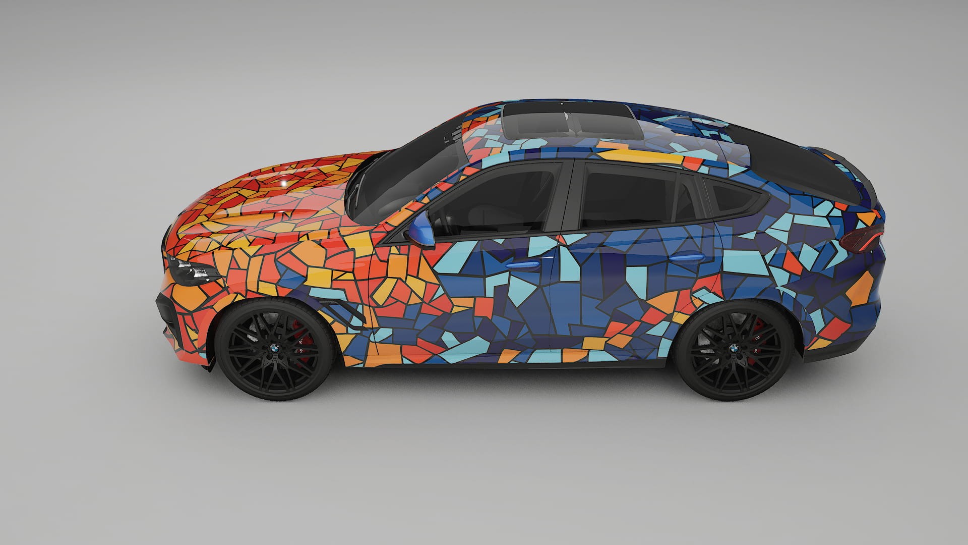 BMW X6 F96 Competition BARCELONA – Designad Wrap PPF-sats i utskrivbar polyuretanfilm