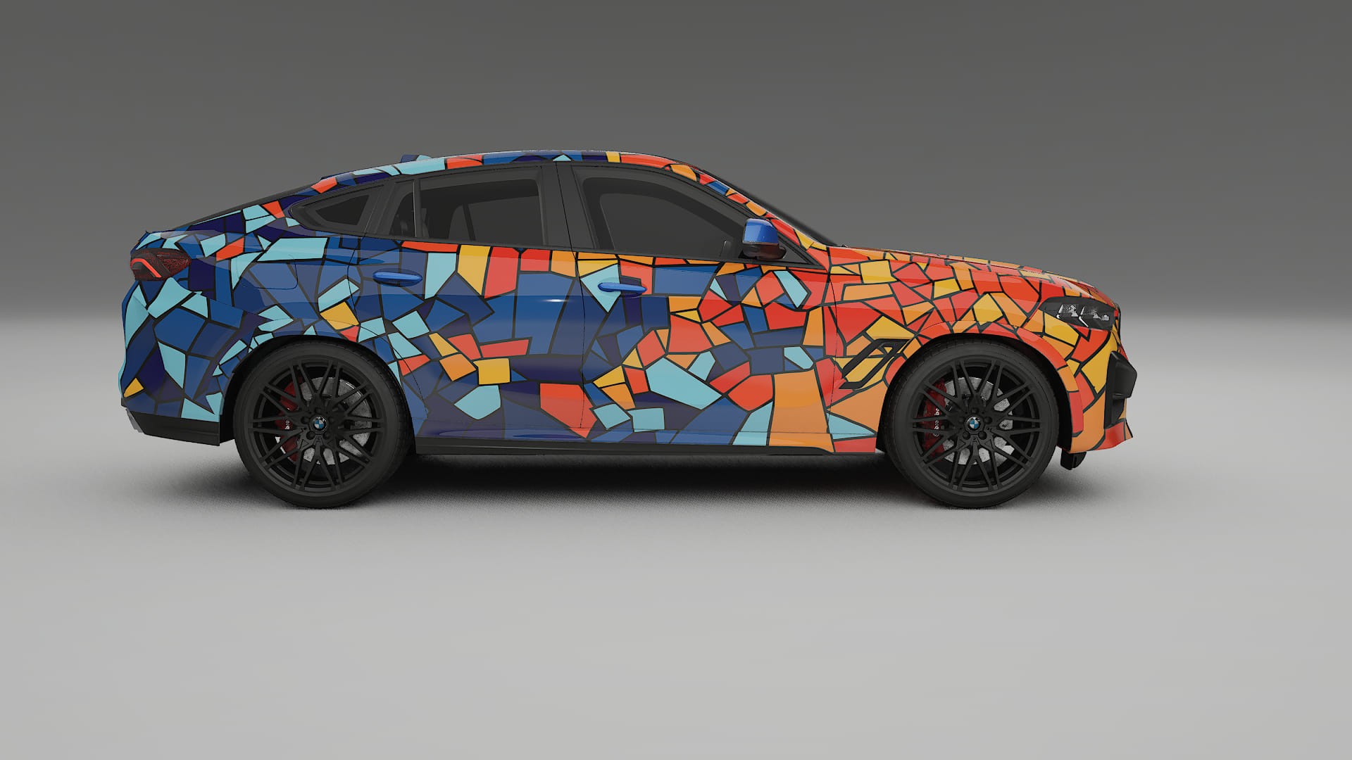 BMW X6 F96 Competition BARCELONA – Designad Wrap PPF-sats i utskrivbar polyuretanfilm