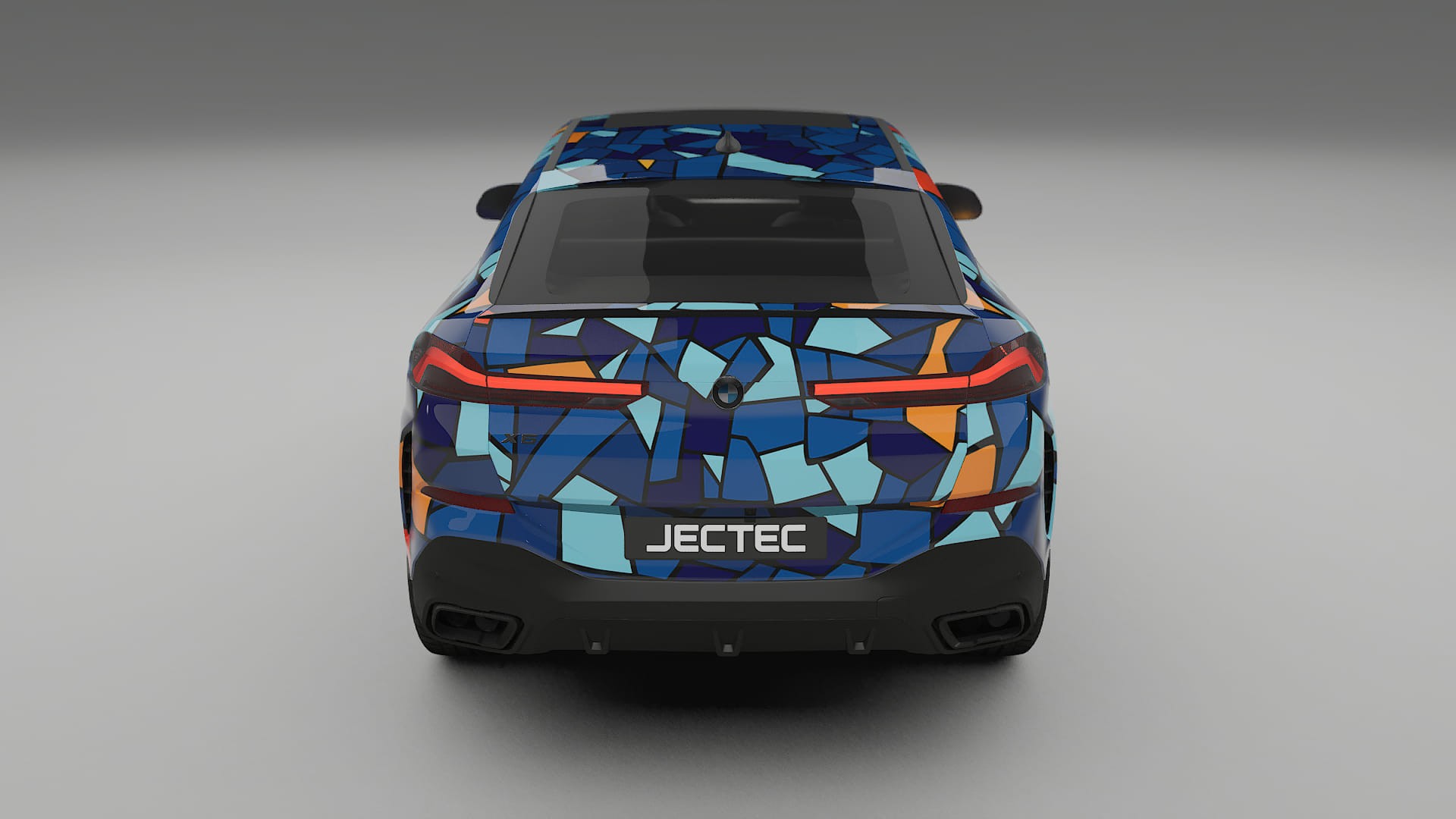 BMW X6 G06 F96 BARCELONA – Designad Wrap PPF-sats i utskrivbar polyuretanfilm