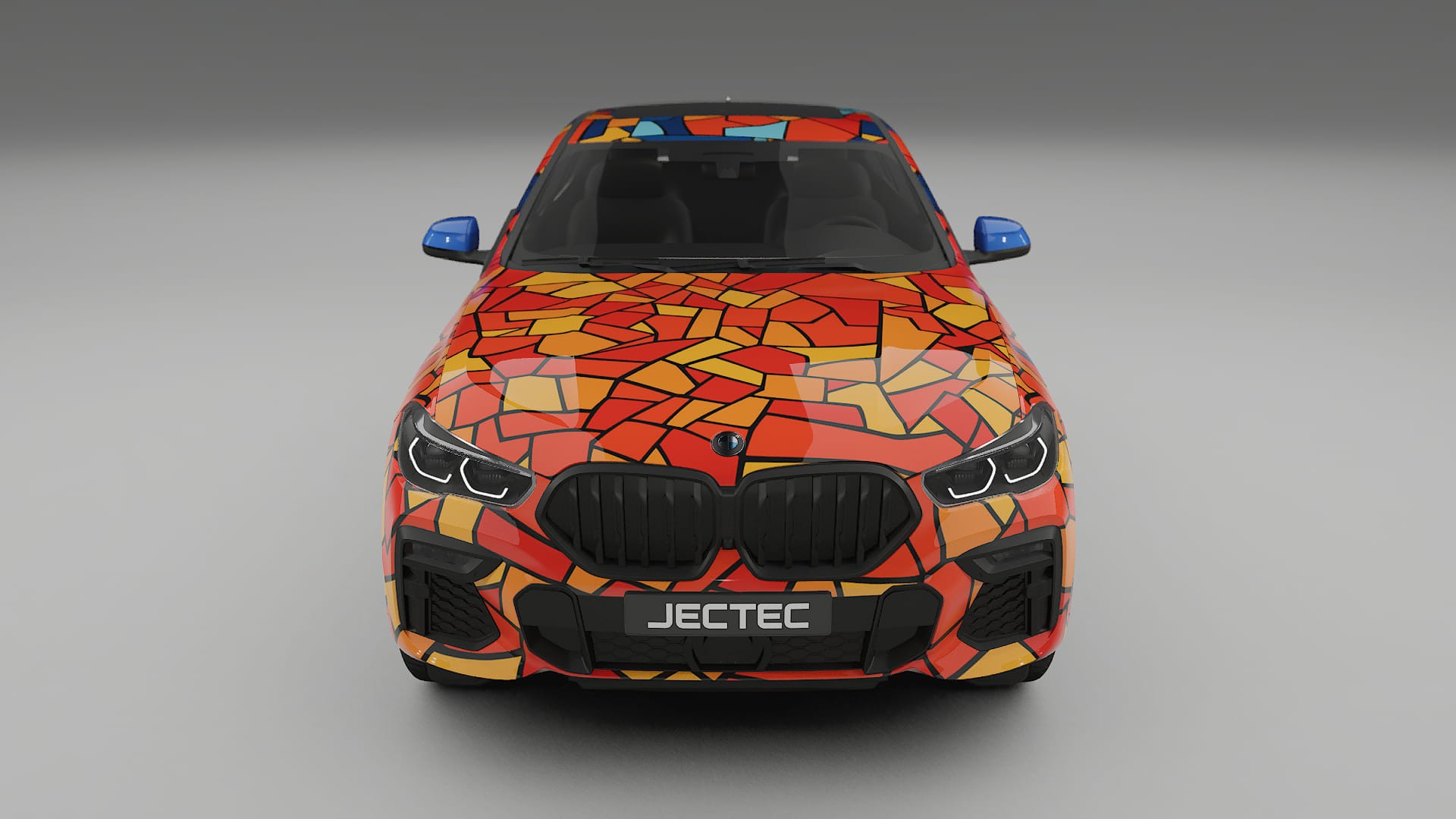 BMW X6 G06 F96 BARCELONA – Designad Wrap PPF-sats i utskrivbar polyuretanfilm