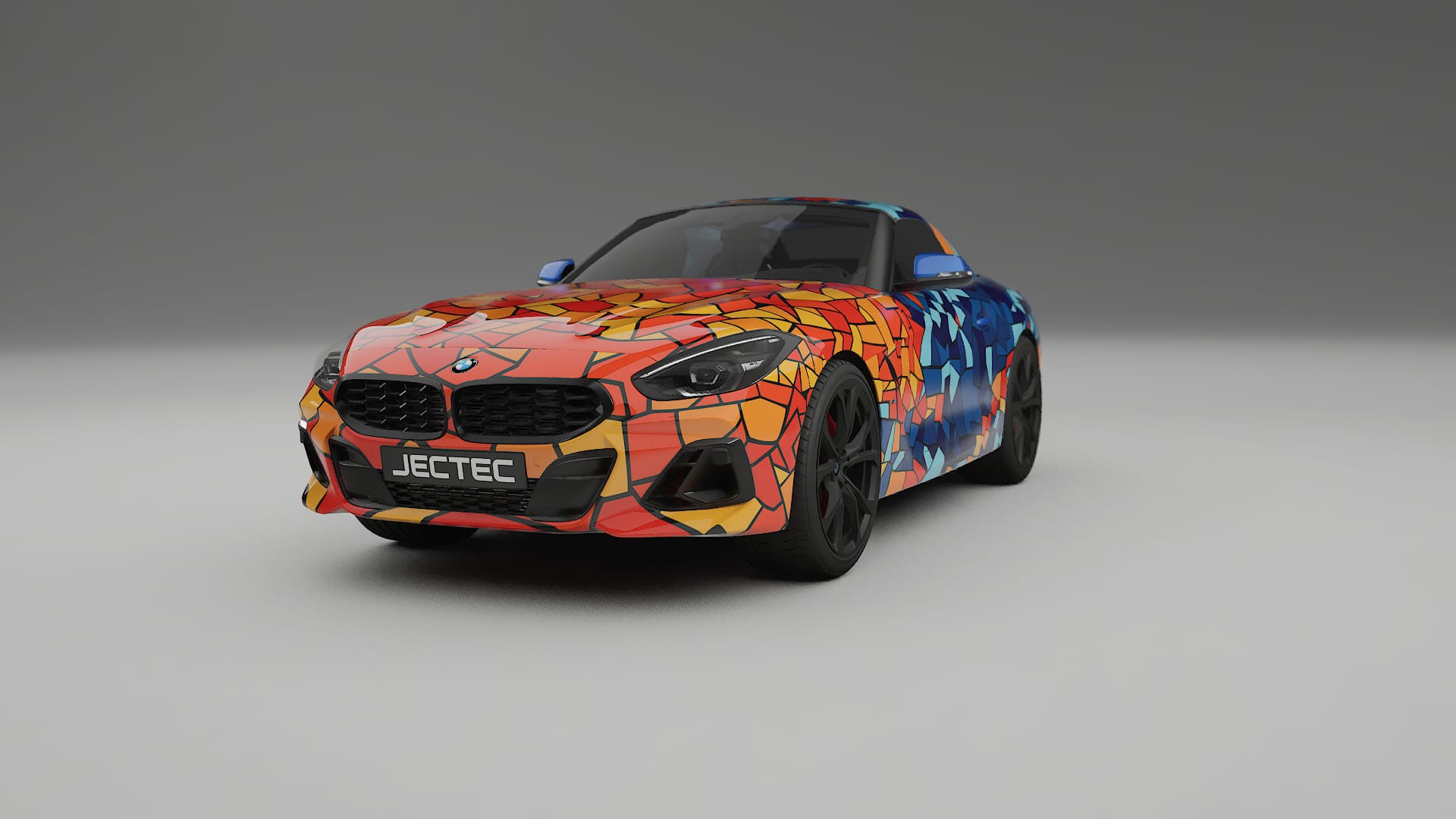 BMW Z4 G29 BARCELONA – Designad Wrap PPF-sats i utskrivbar polyuretanfilm