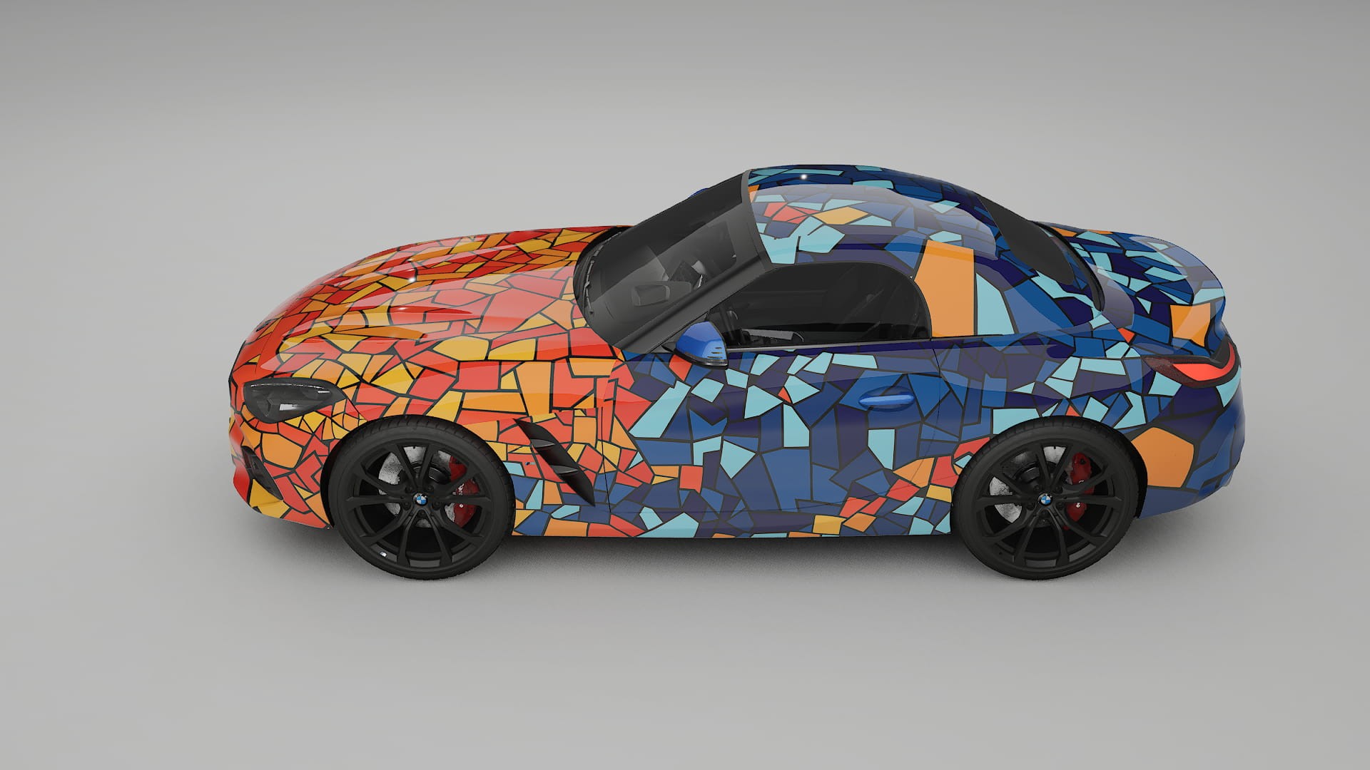 BMW Z4 G29 BARCELONA – Designad Wrap PPF-sats i utskrivbar polyuretanfilm