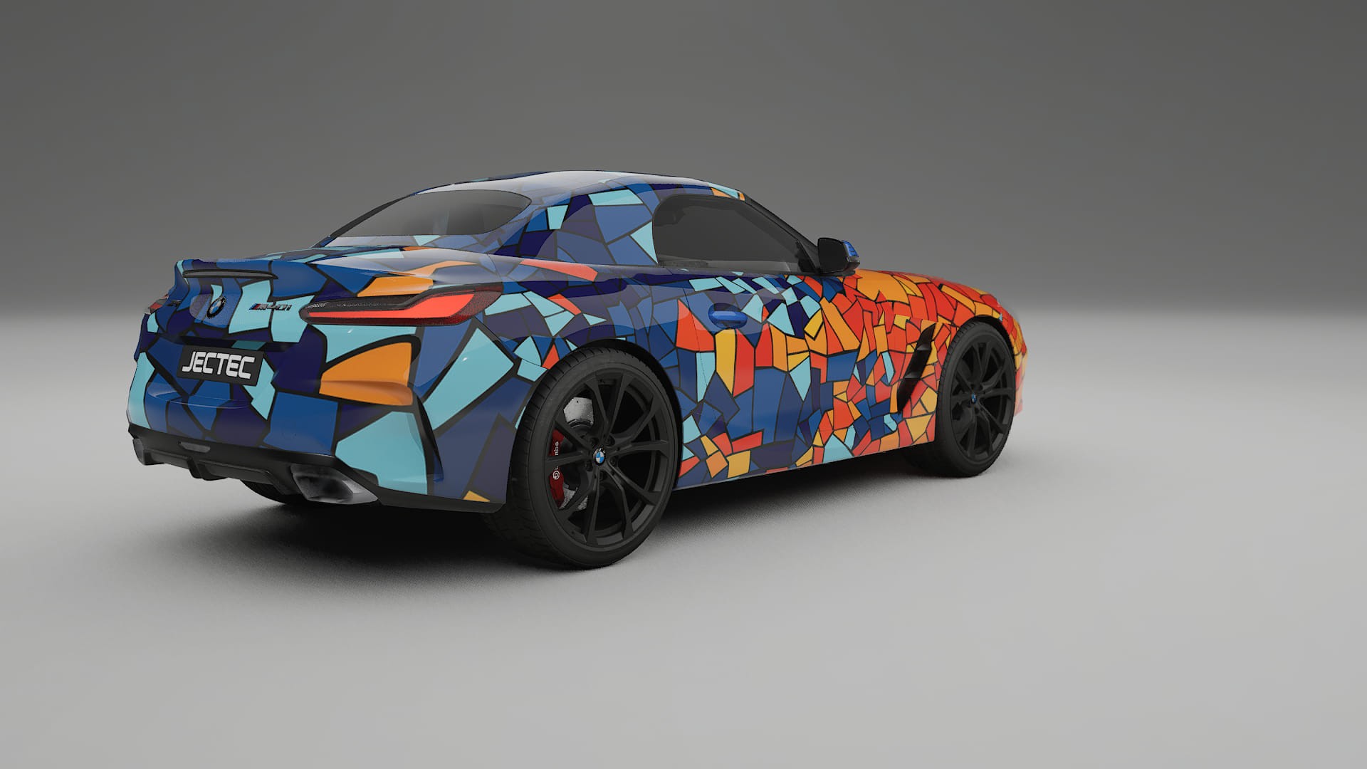 BMW Z4 G29 BARCELONA – Designad Wrap PPF-sats i utskrivbar polyuretanfilm