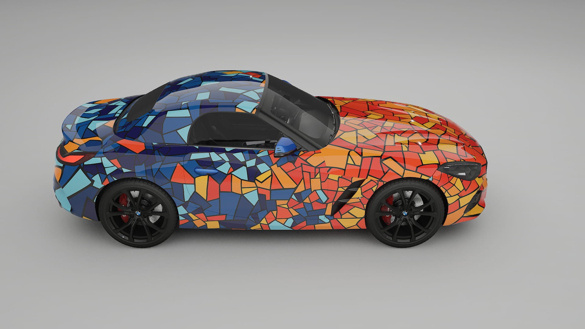 BMW Z4 G29 BARCELONA – Designad Wrap PPF-sats i utskrivbar polyuretanfilm