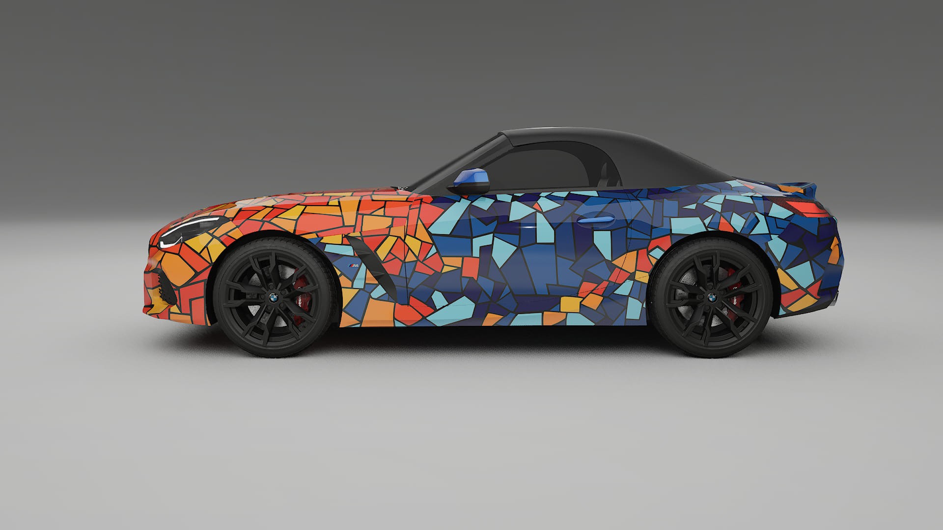 BMW Z4 G29 M40i First edition roadster BARCELONA – Designad Wrap PPF-sats i utskrivbar polyuretanfilm